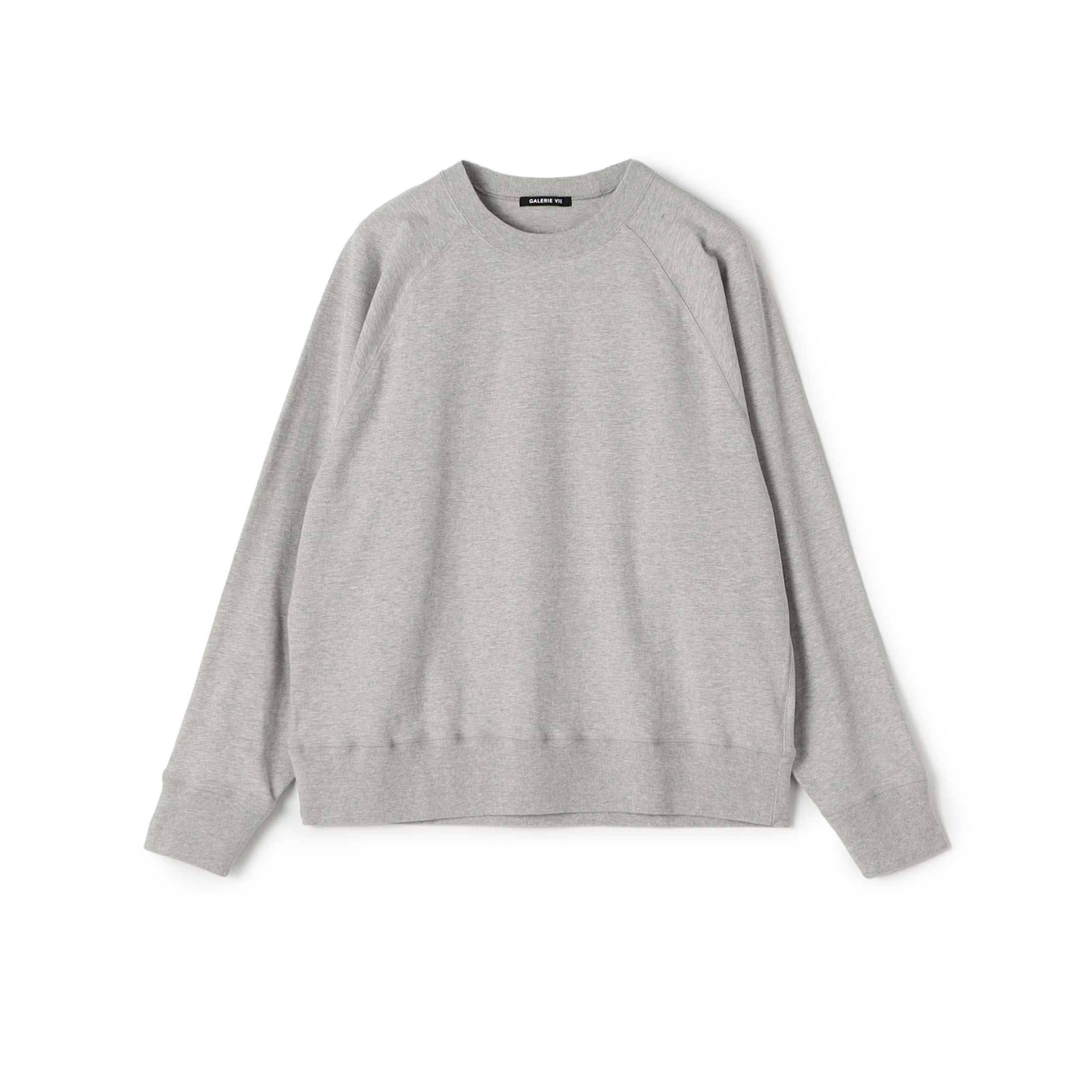 クレープコットンジャージー ラグランスリーブプルオーバー