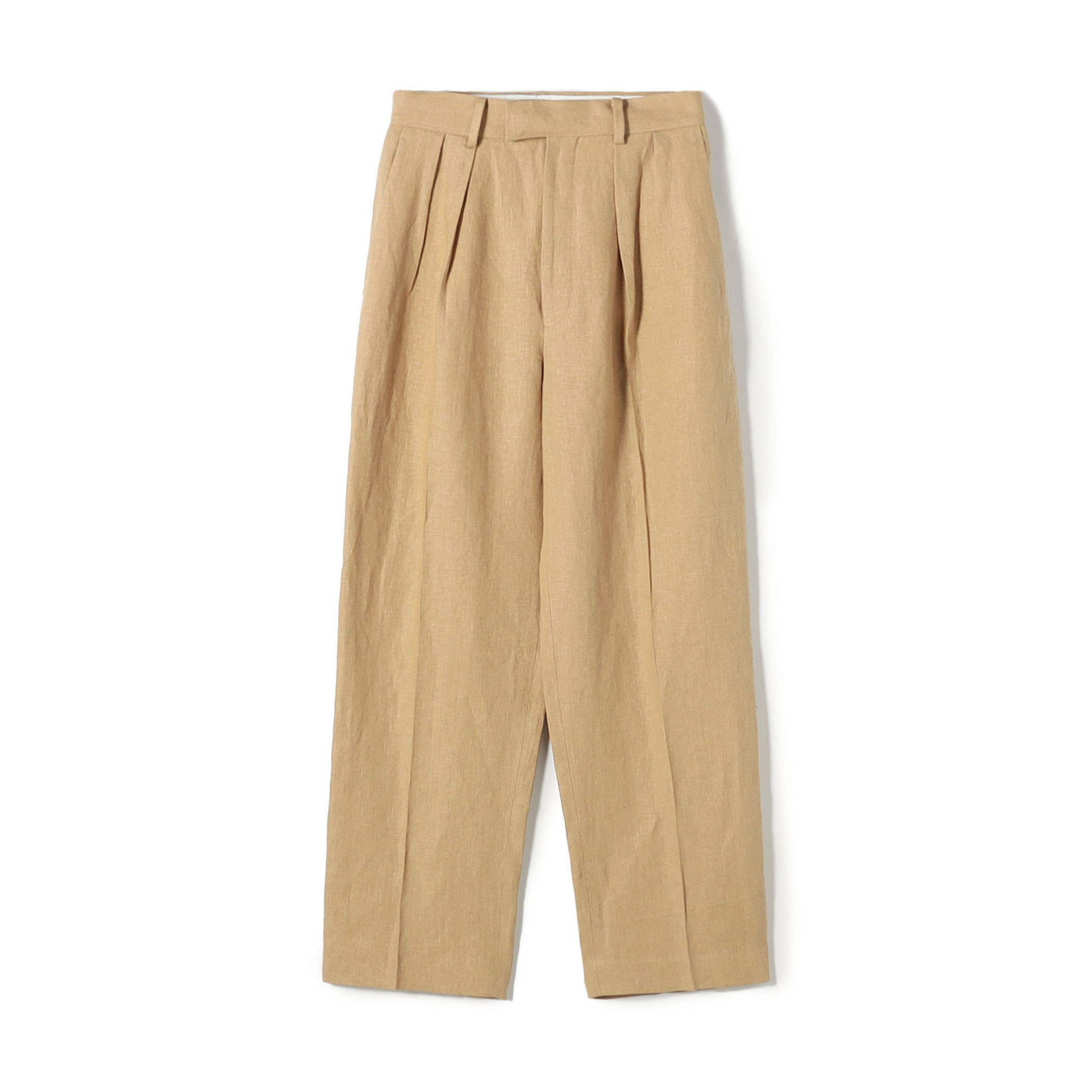 edition pourell リネン タックパンツ