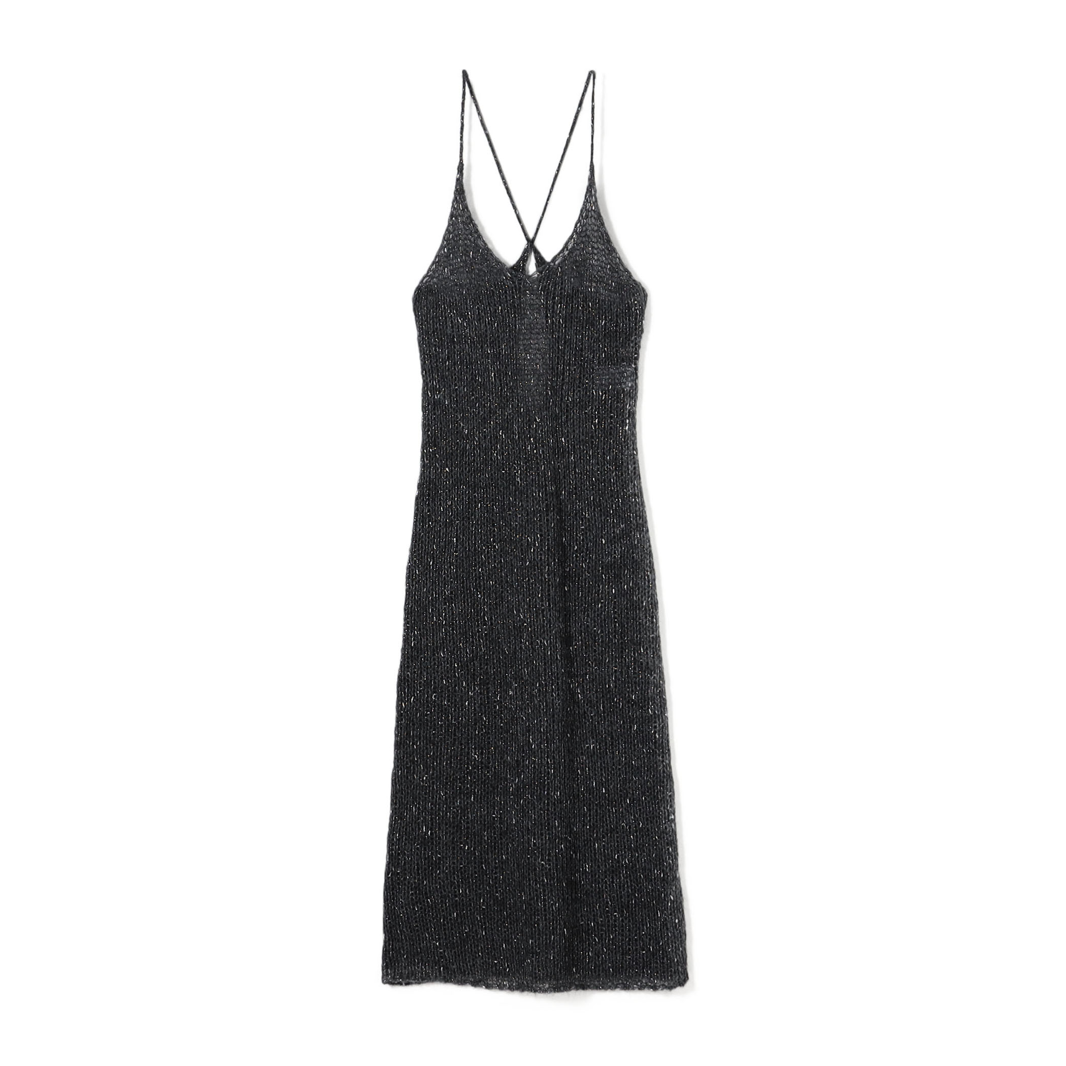 アルパカラメ ニットワンピース