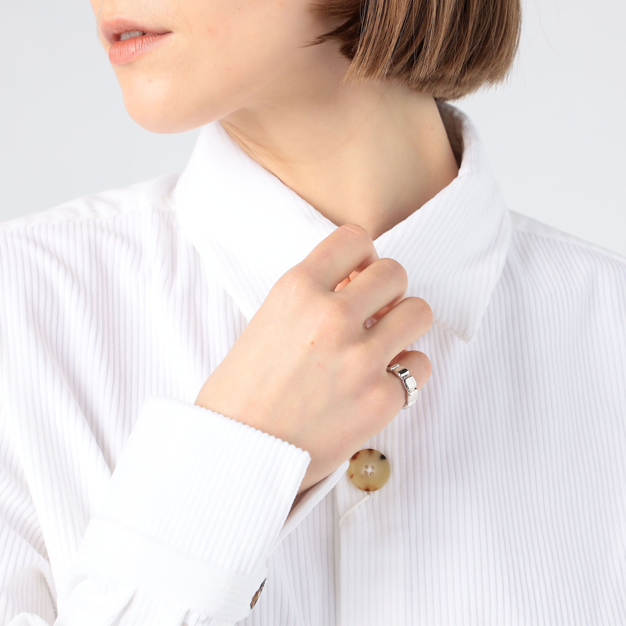 TOM WOOD Cushion Band リング｜トゥモローランド 公式通販