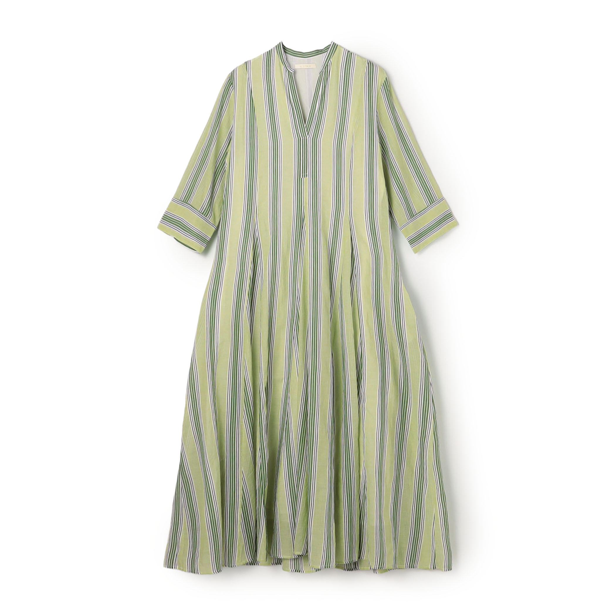 ne Quittez pas Cotton Voile Stripe ワンピース