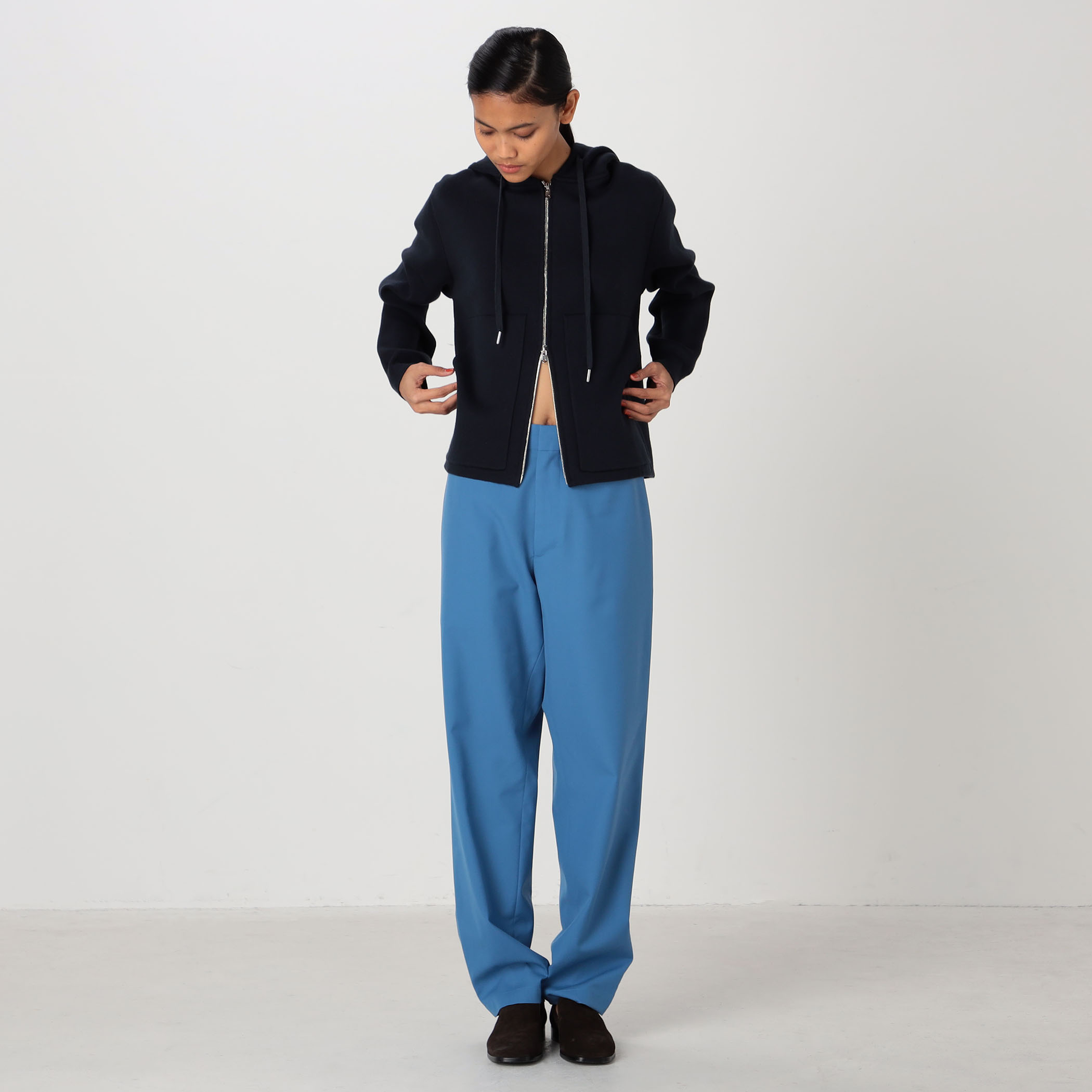 CABaN コットンカシミヤ ジップパーカ|トゥモローランド 公式通販