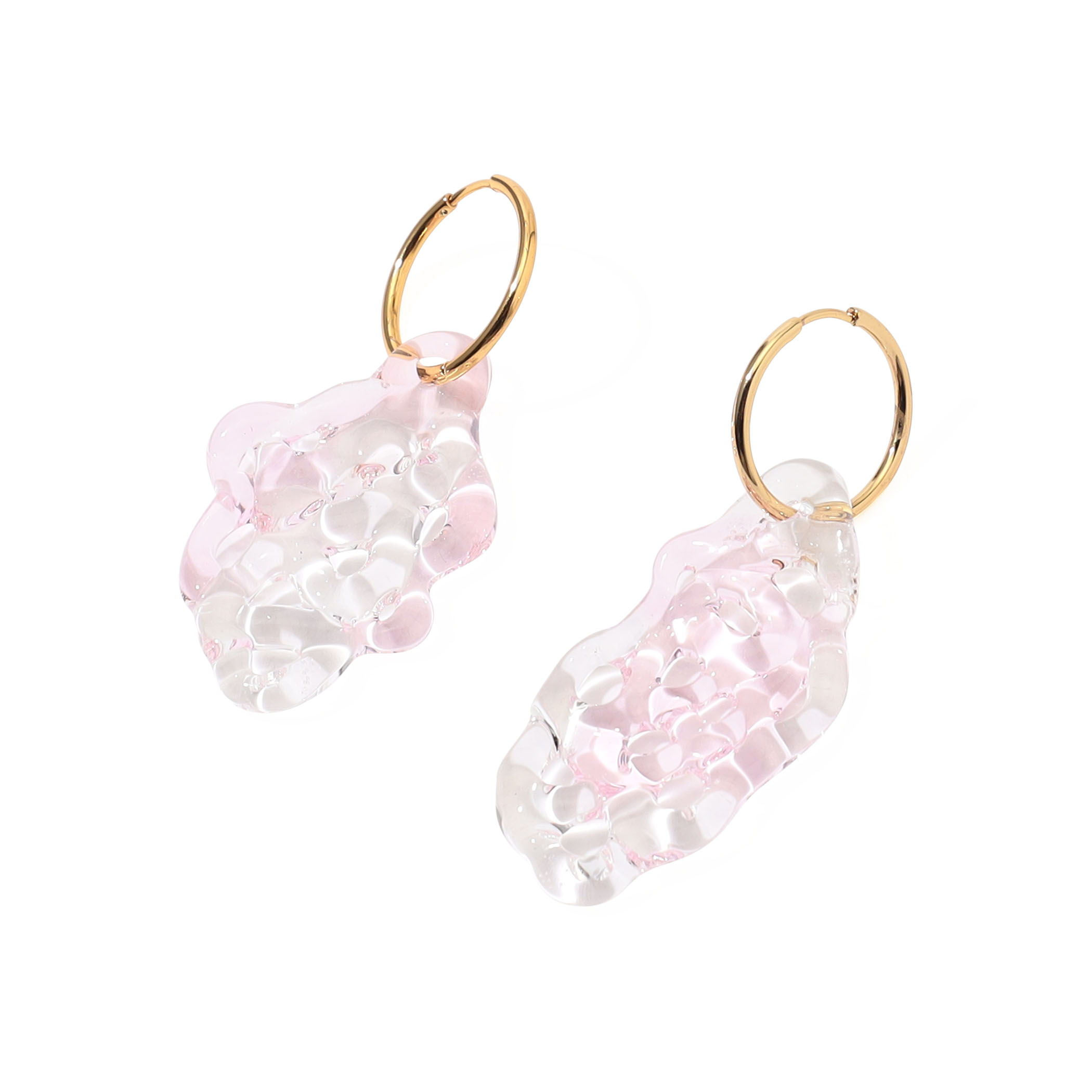 LEVENS JEWELS SPONGE HOOPS ガラスピアス｜トゥモローランド 公式通販