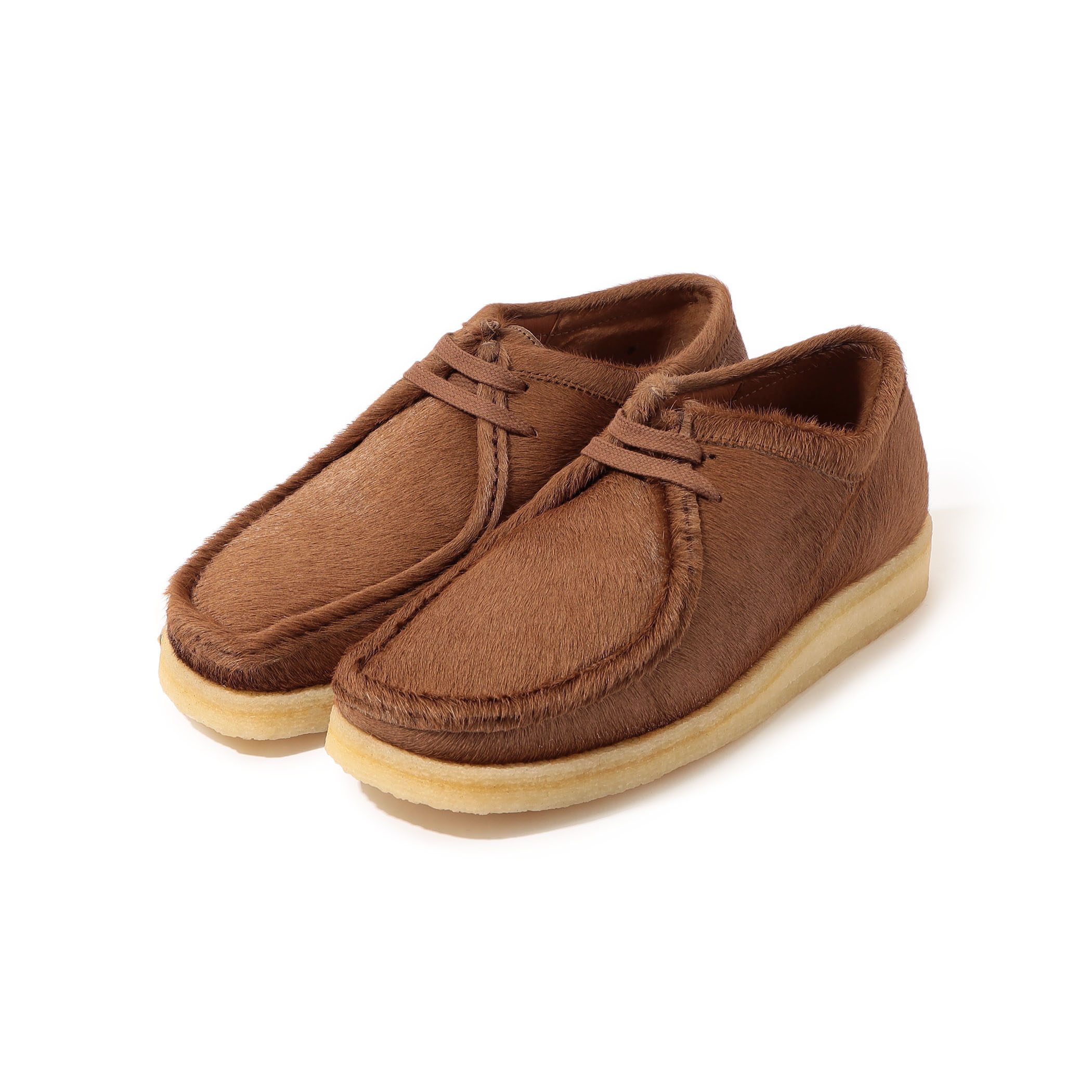 【別注】Padmore&Barnes×TOMORROWLAND ポニーレザー シューズ