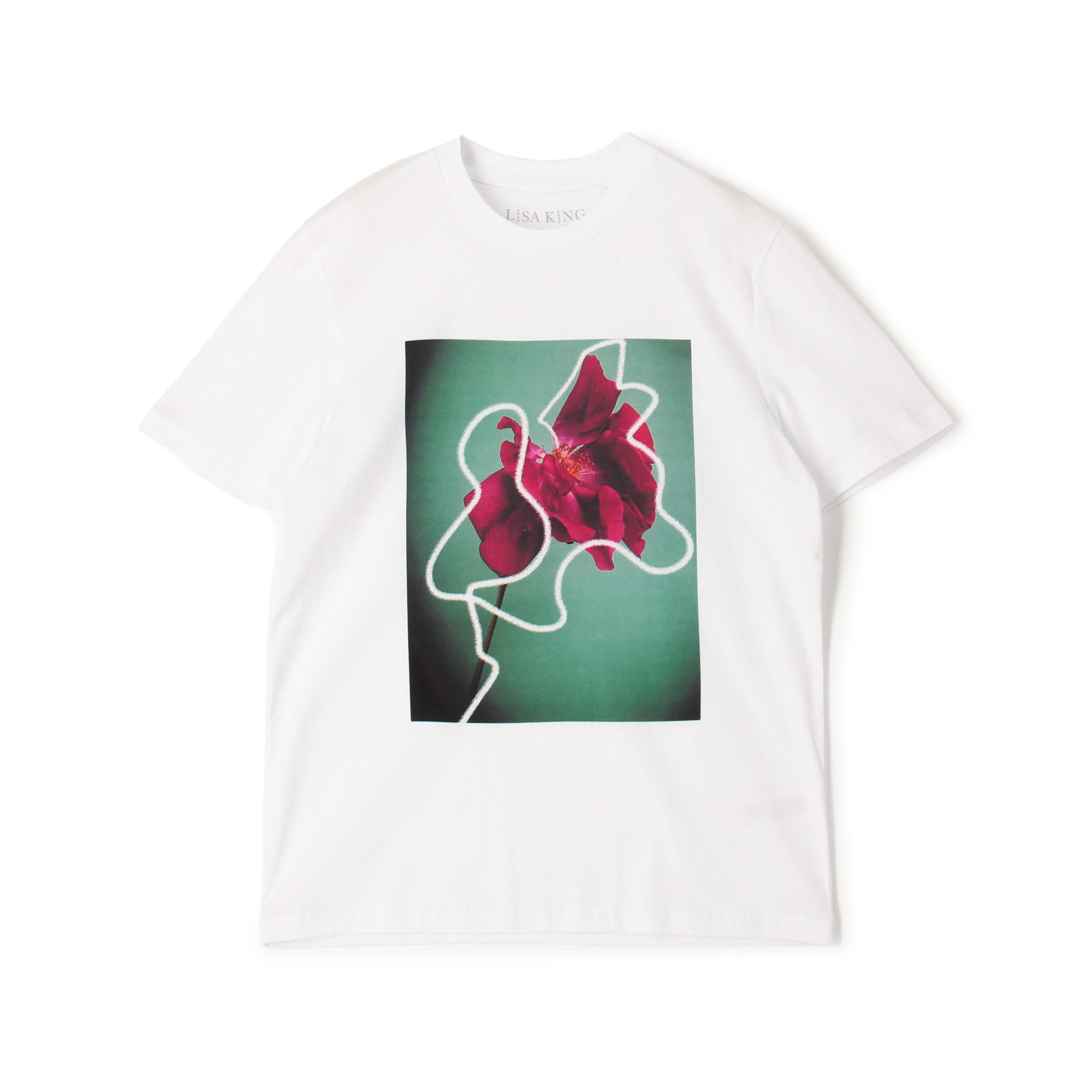 【別注】 LISA KING ROSETTA ハーフスリーブプルオーバー