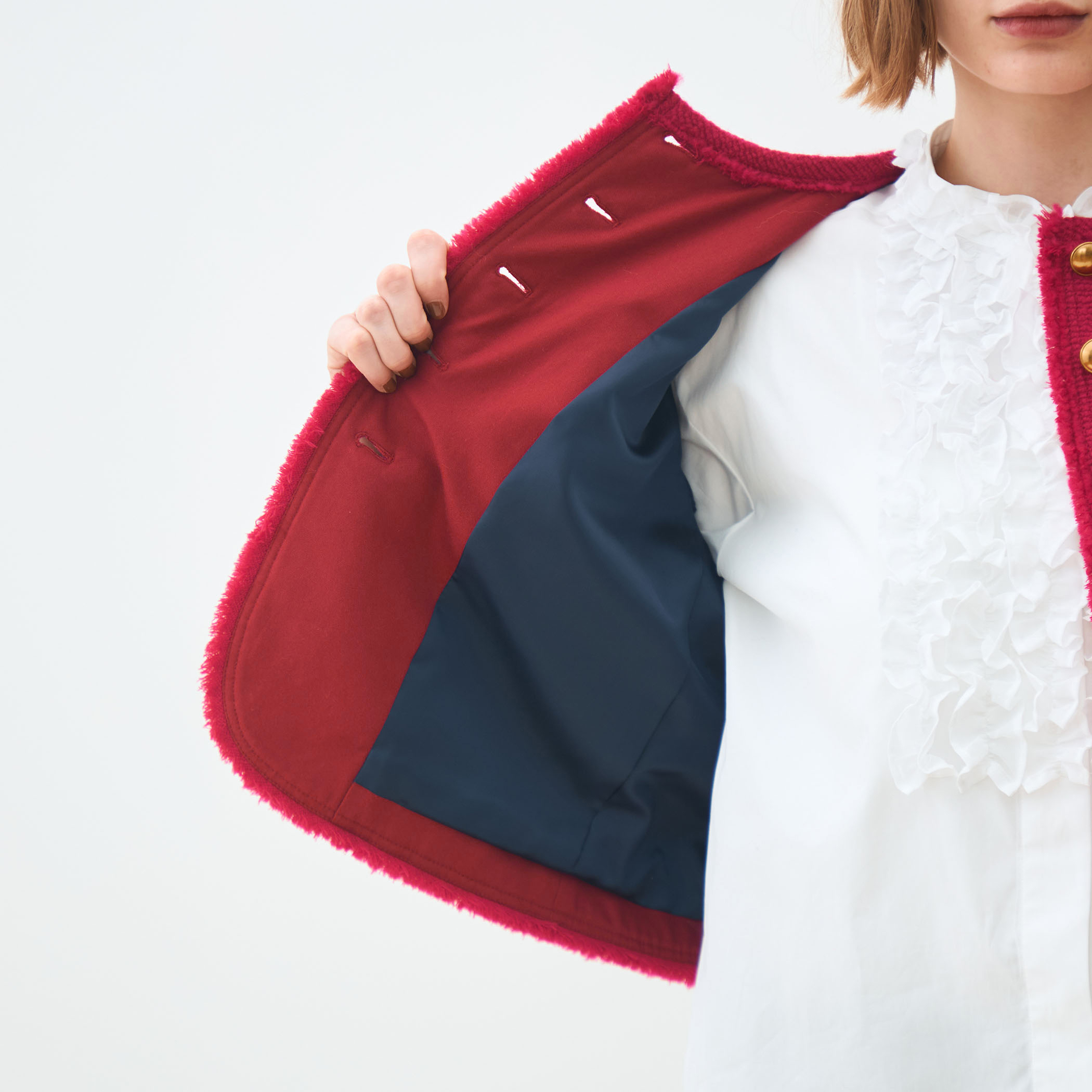 ブークレーファンシー クルーネックジャケット｜トゥモローランド 公式通販