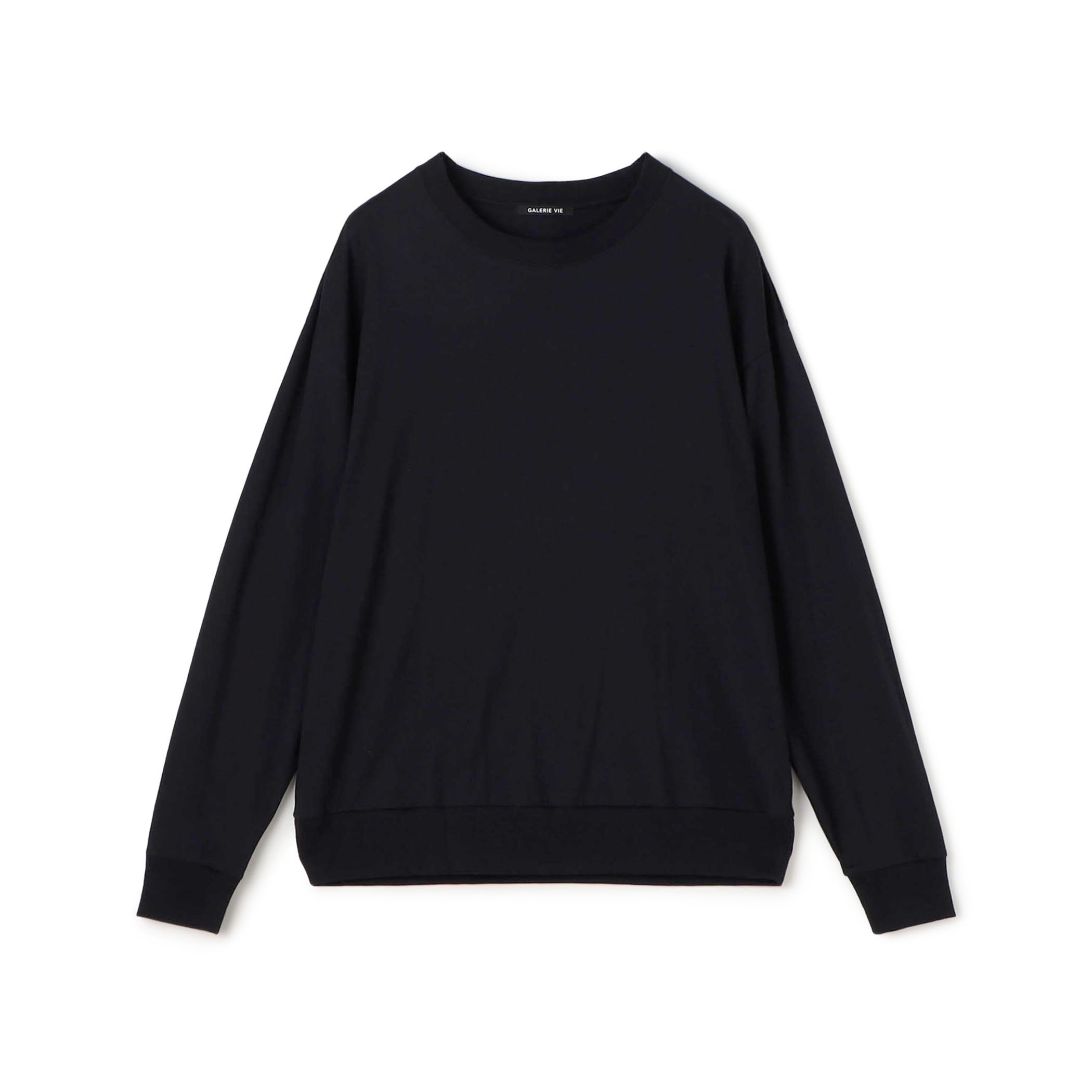 コットンシルクジャージー ロングスリーブプルオーバー