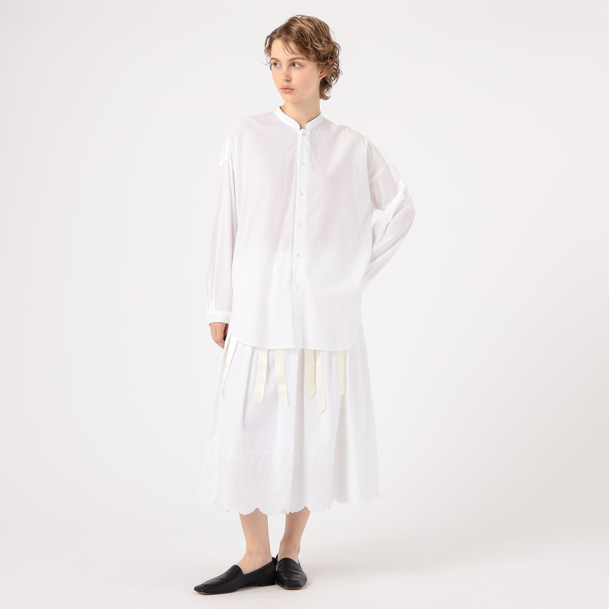 SIMONE ROCHA フローラルアップリケ ペンシルスカート Simone Rocha】フローラル アップリケ ペンシル スカート