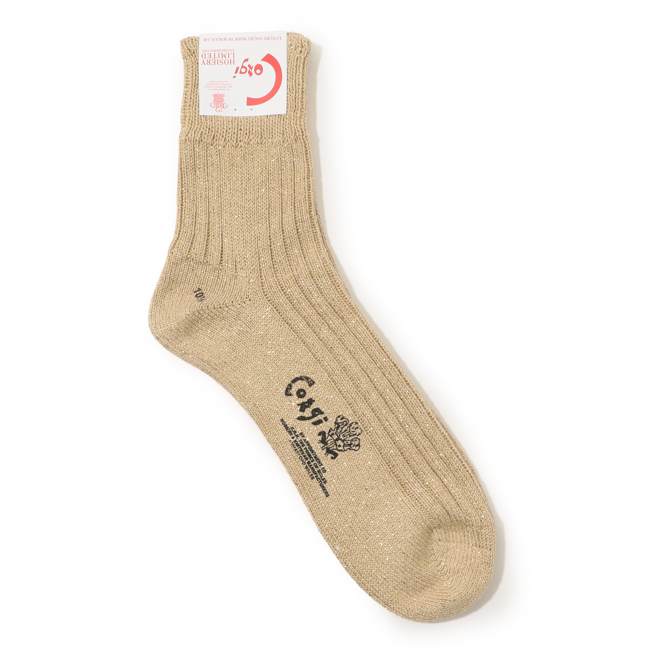 corgi コーギー Heavy Weight Cotton Rib Socks へヴィーウェイト