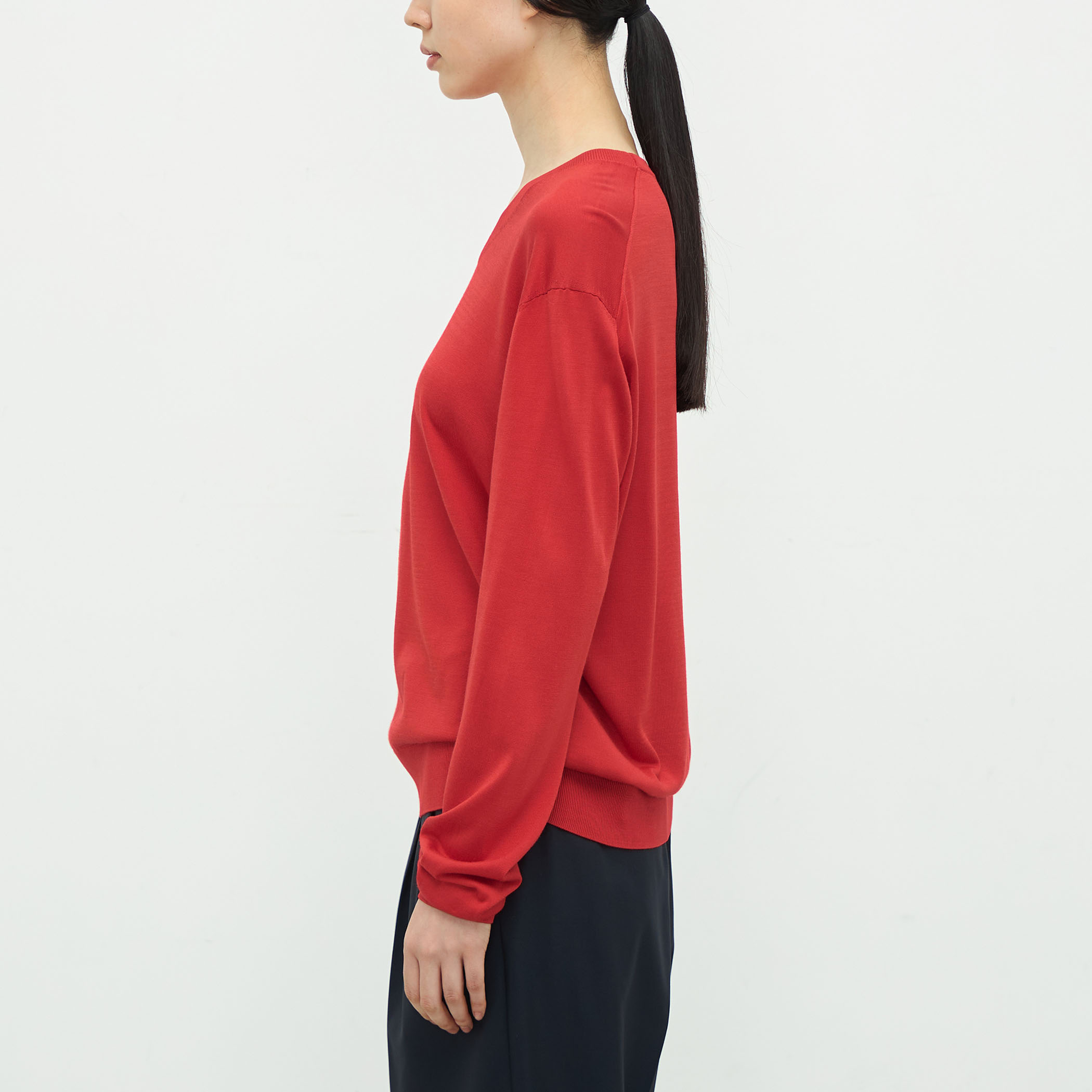 アパルトモンドゥーズィエムクラス Ｖネック シルク カットソー 美品 L'Appartement DEUXIEME CLASSE(アパルトモン ドゥーズィエム