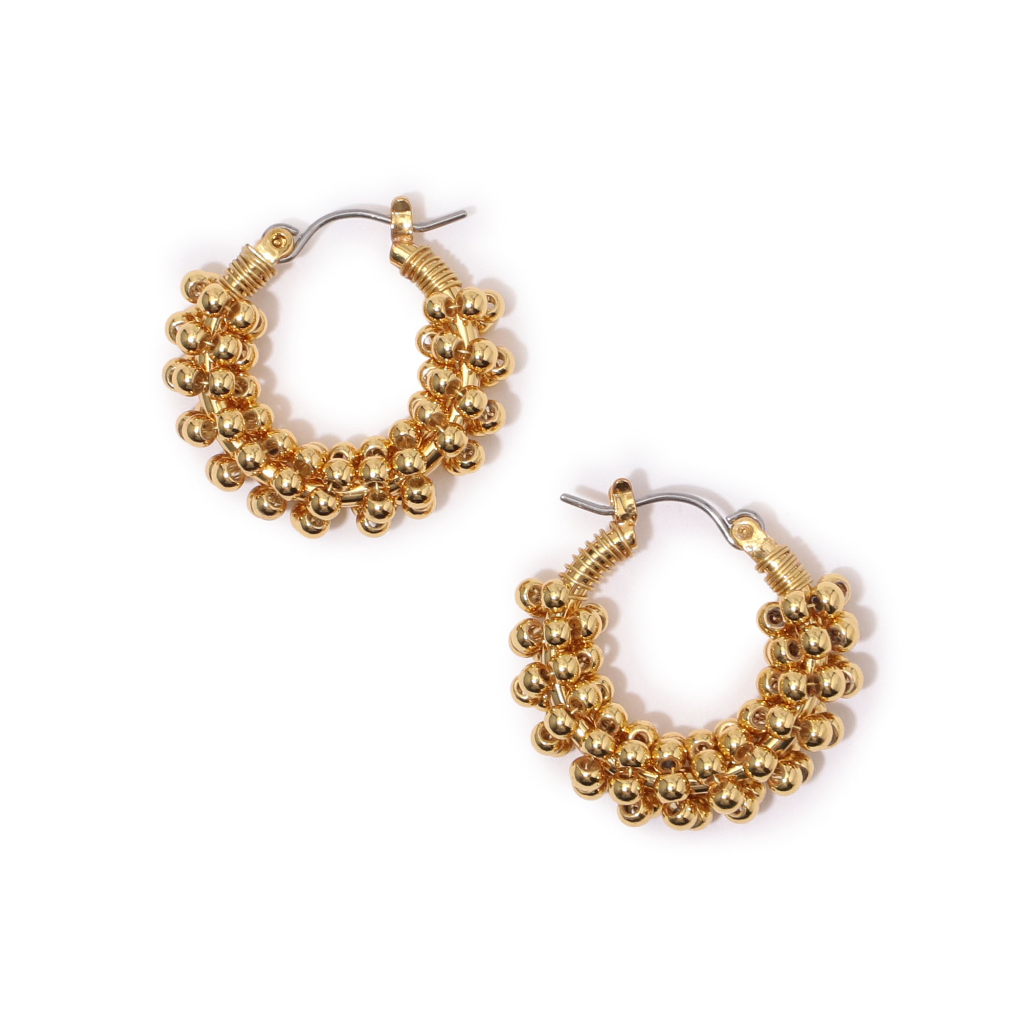 Kenneth Jay Lane Beads Hoop ピアス