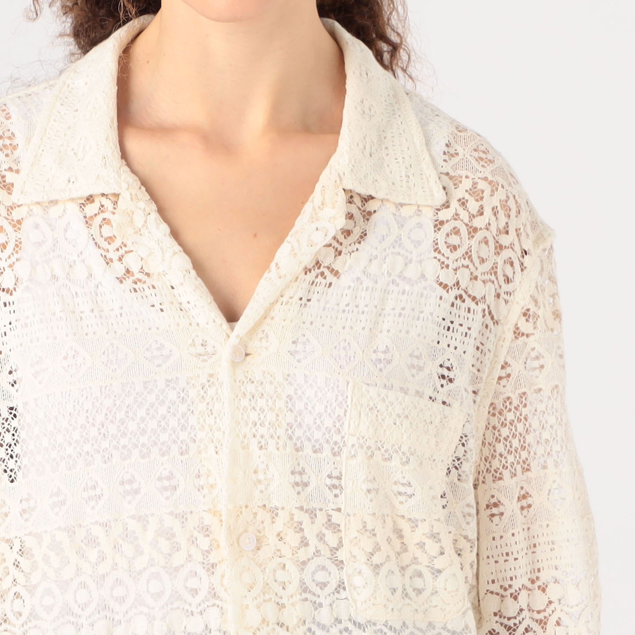 BODE LACE SAMPLER LONG SLEEVE SHIRT｜トゥモローランド 公式通販
