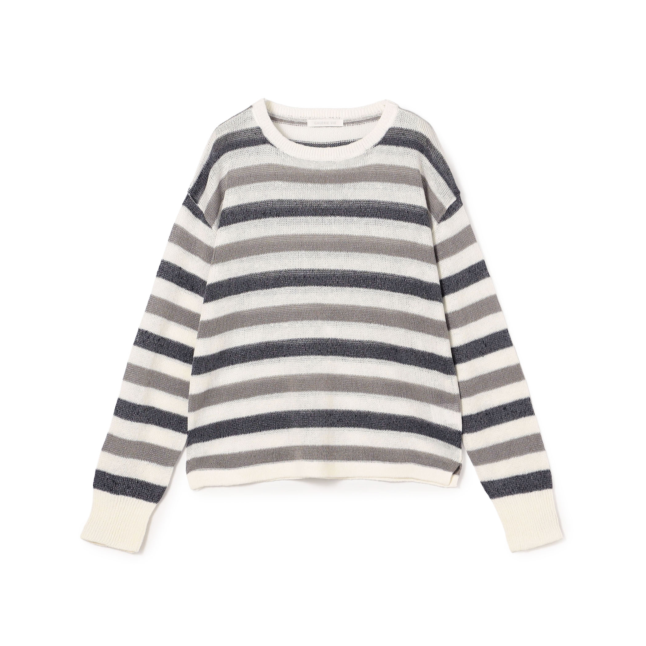 リネンコード クルーネックプルオーバー