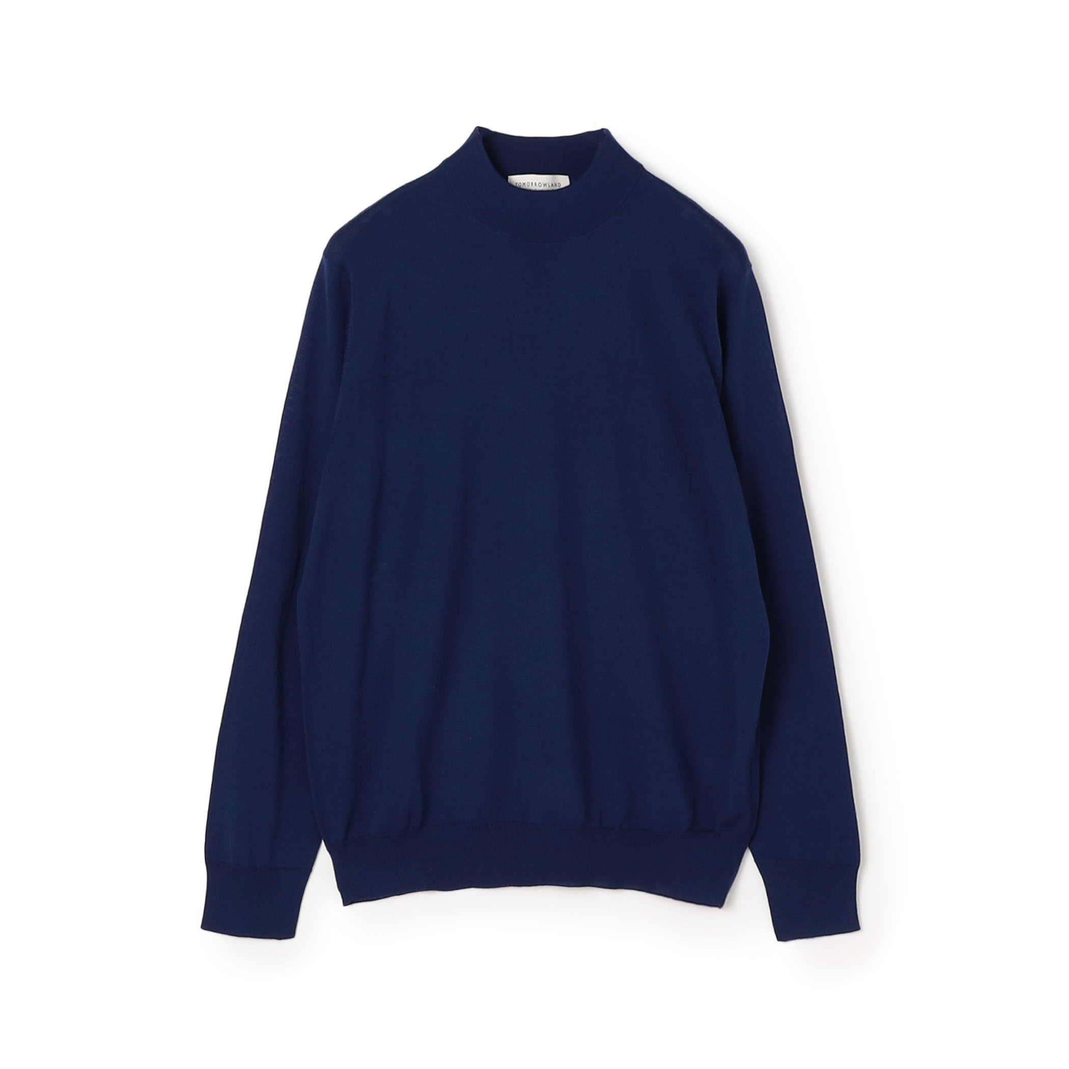 TOMORROWLAND tricot スーパーファインメリノウール モックネックニット S-WOOL