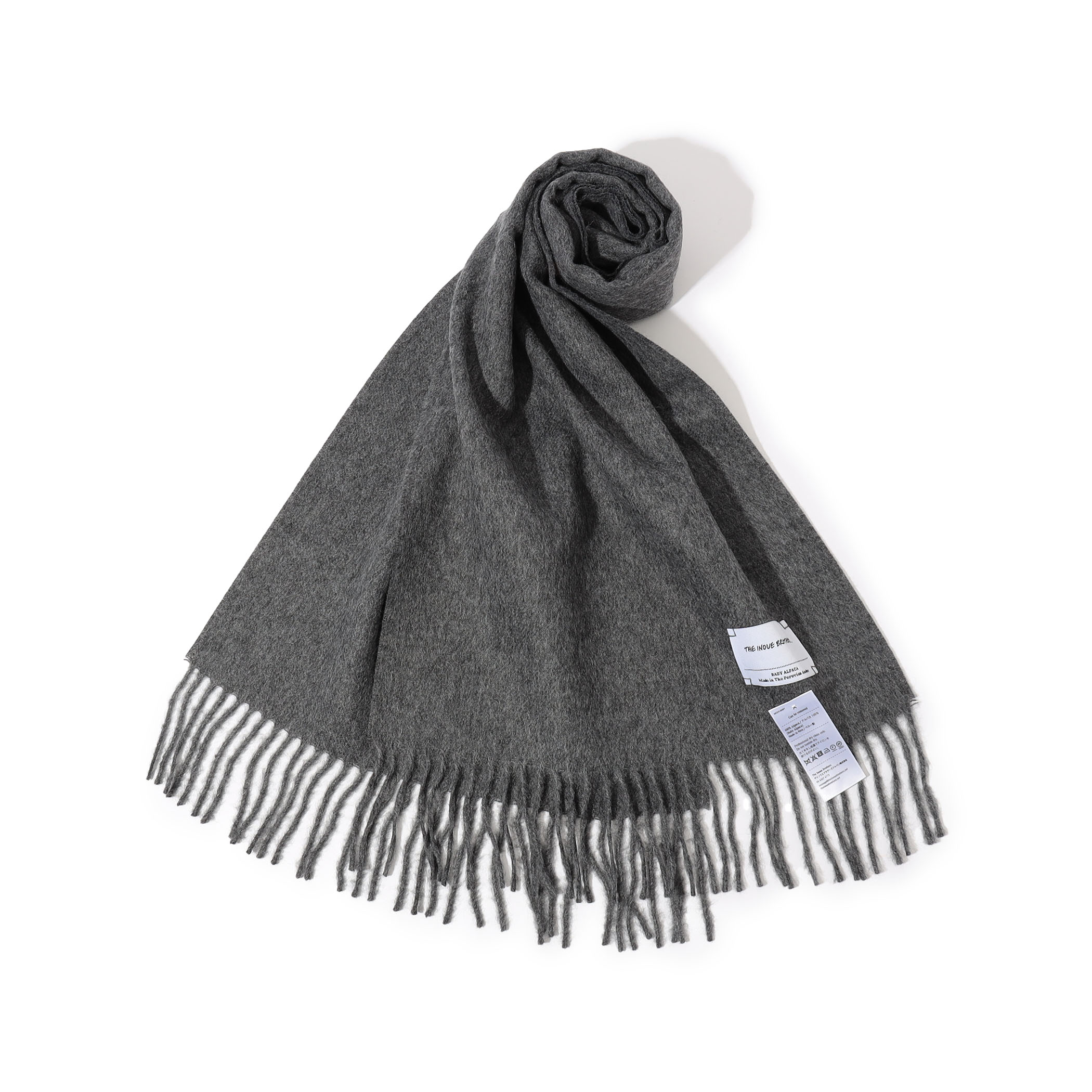 THE INOUE BROTHERS Brushed Scarf アルパカ ストール 