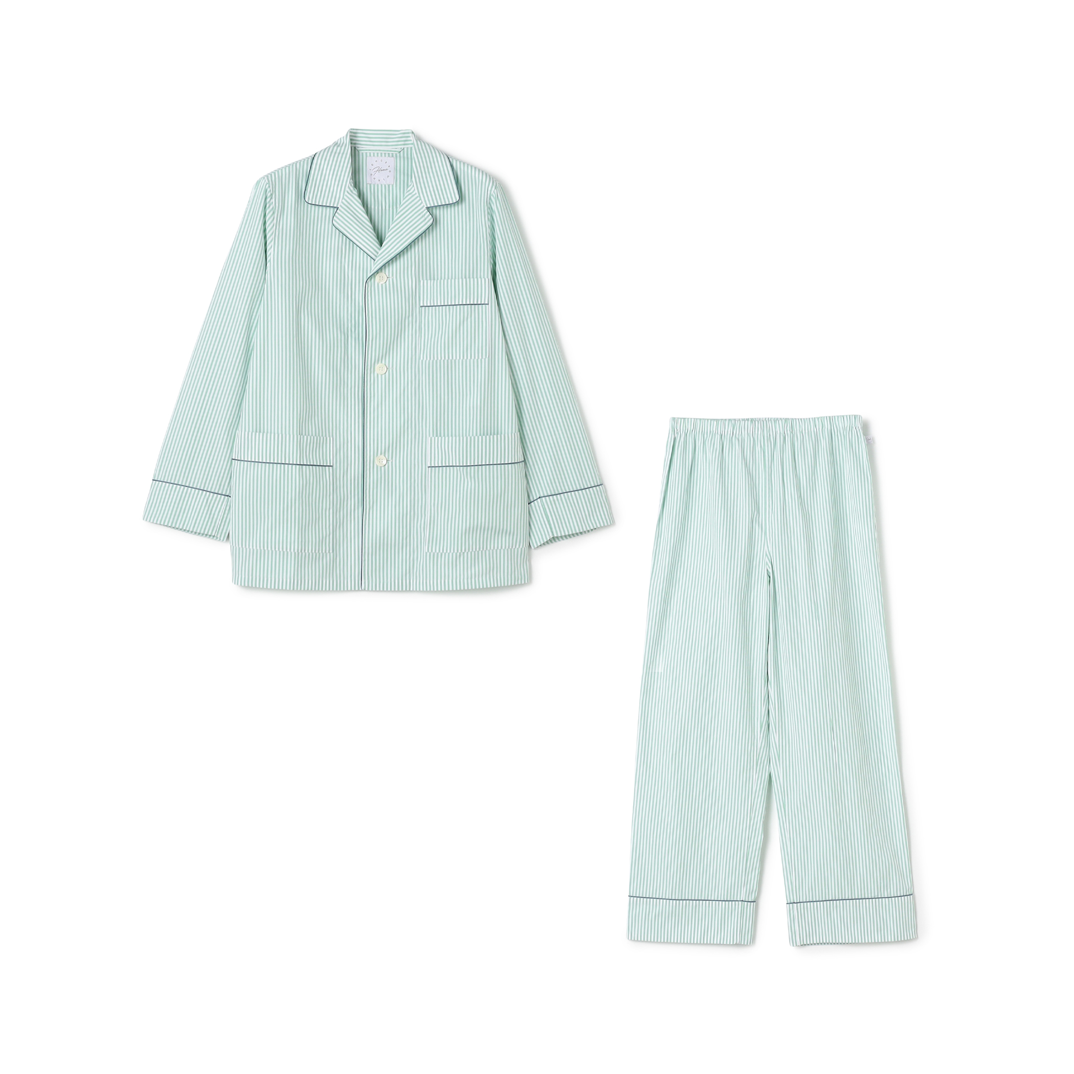 コットンブロードストライプ パジャマ（ウィメンズ）