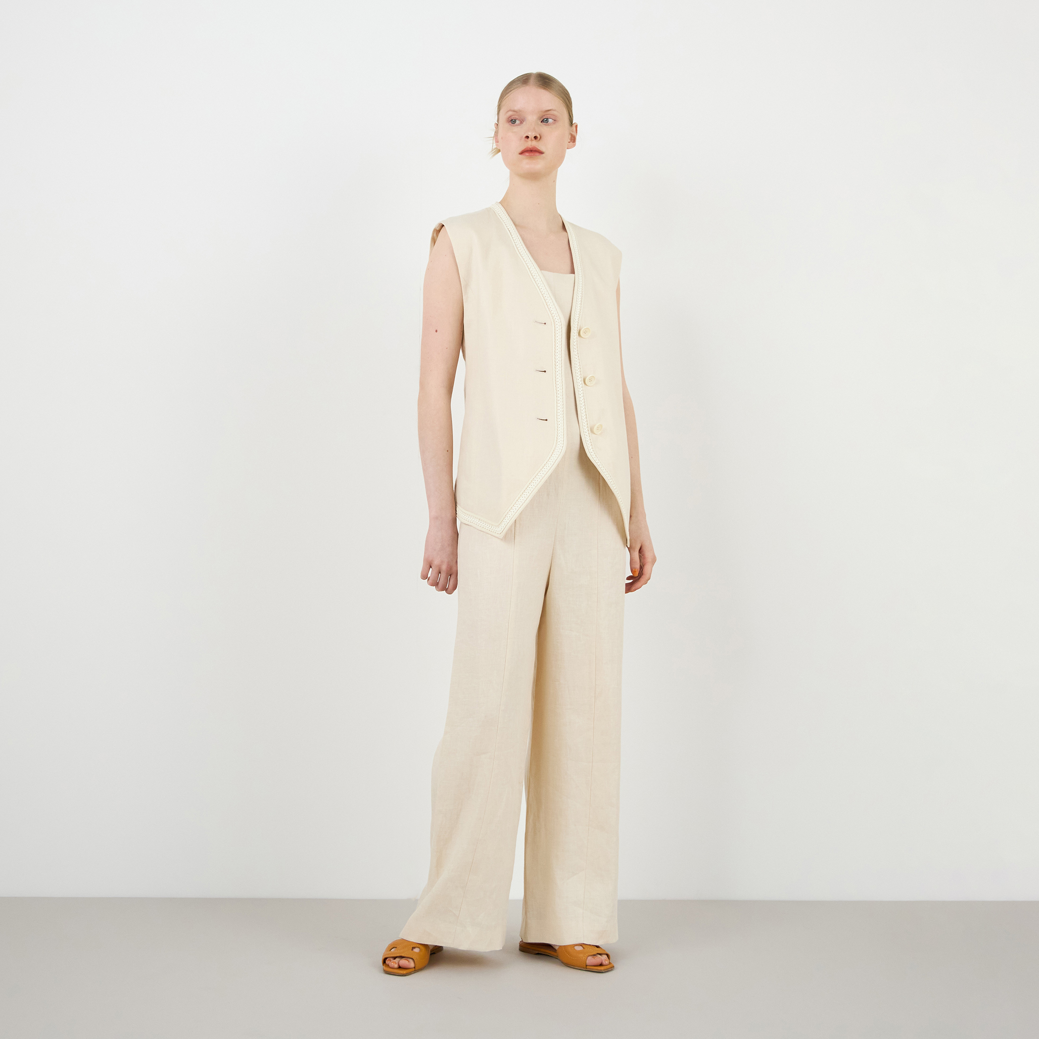 極美品✨DES PRÉS　デプレ　ヘンプツイル カクテルオールインワン　2024 item20d634f4eb3611ee87310242ac