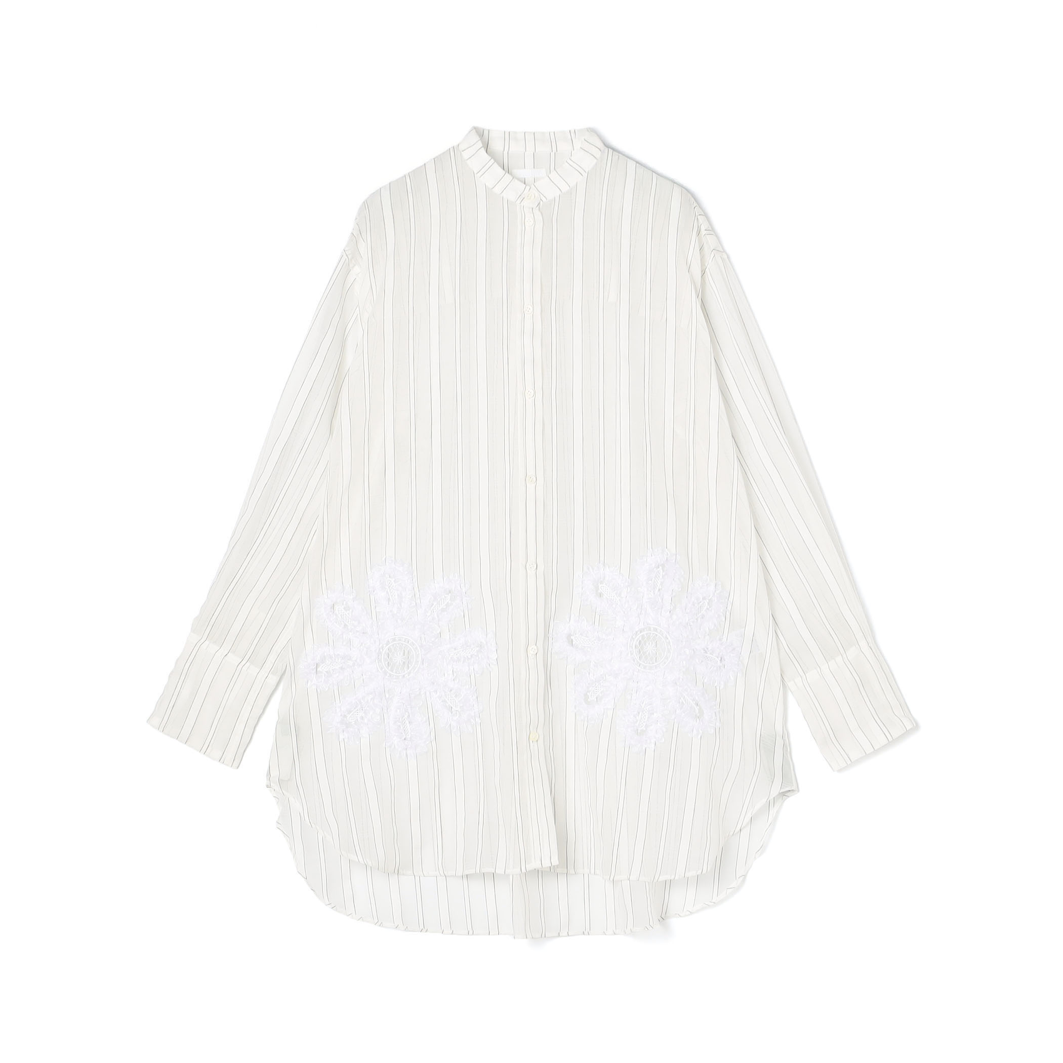 TELMA Sun Flower Stripe ブラウス