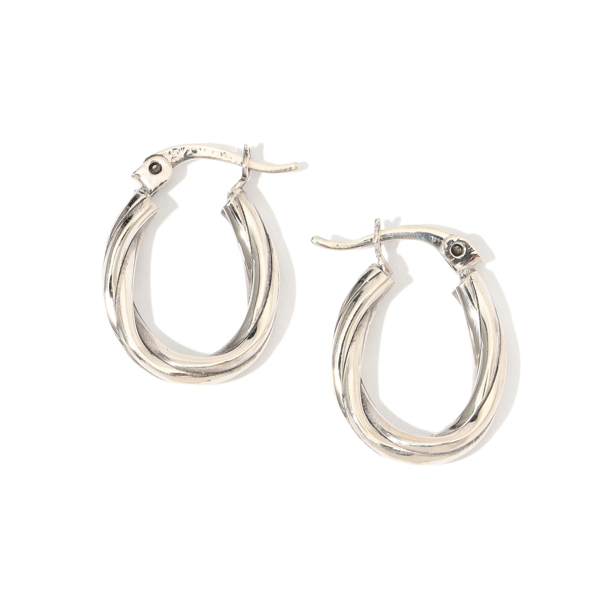 Nina&Jules Twisted Cable フープピアス