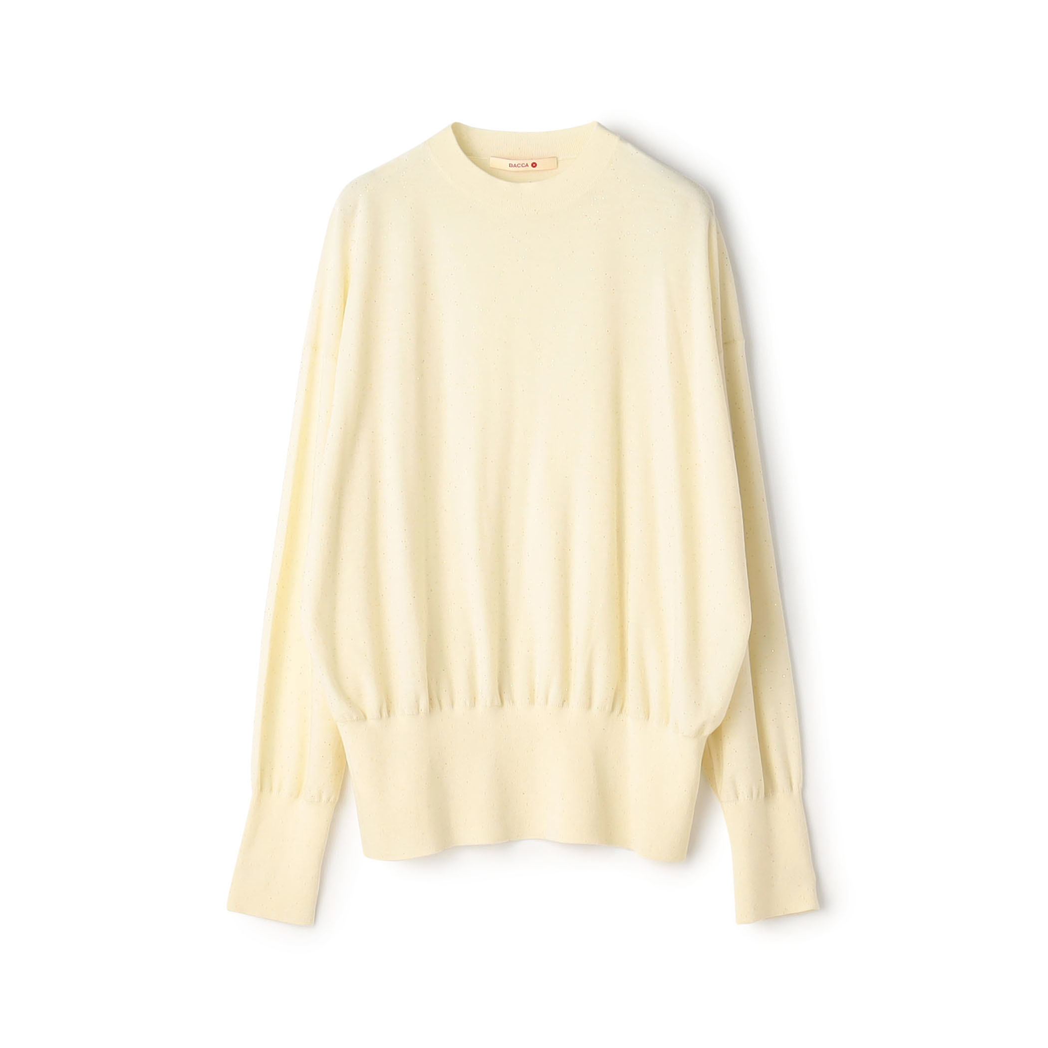 スパークルファインウール クルーネックプルオーバー