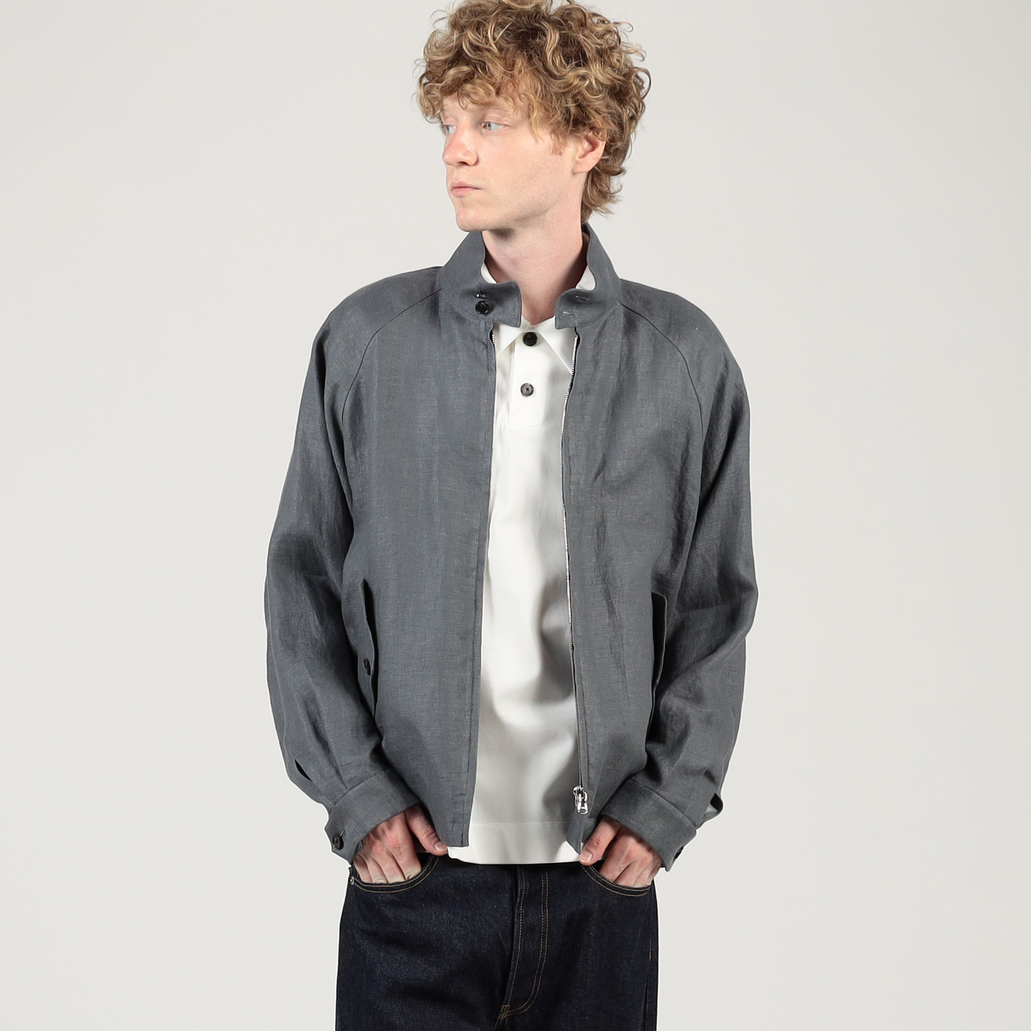 The CLASIK HARRINGTON ヘンプリネン ブルゾン｜トゥモローランド 公式通販