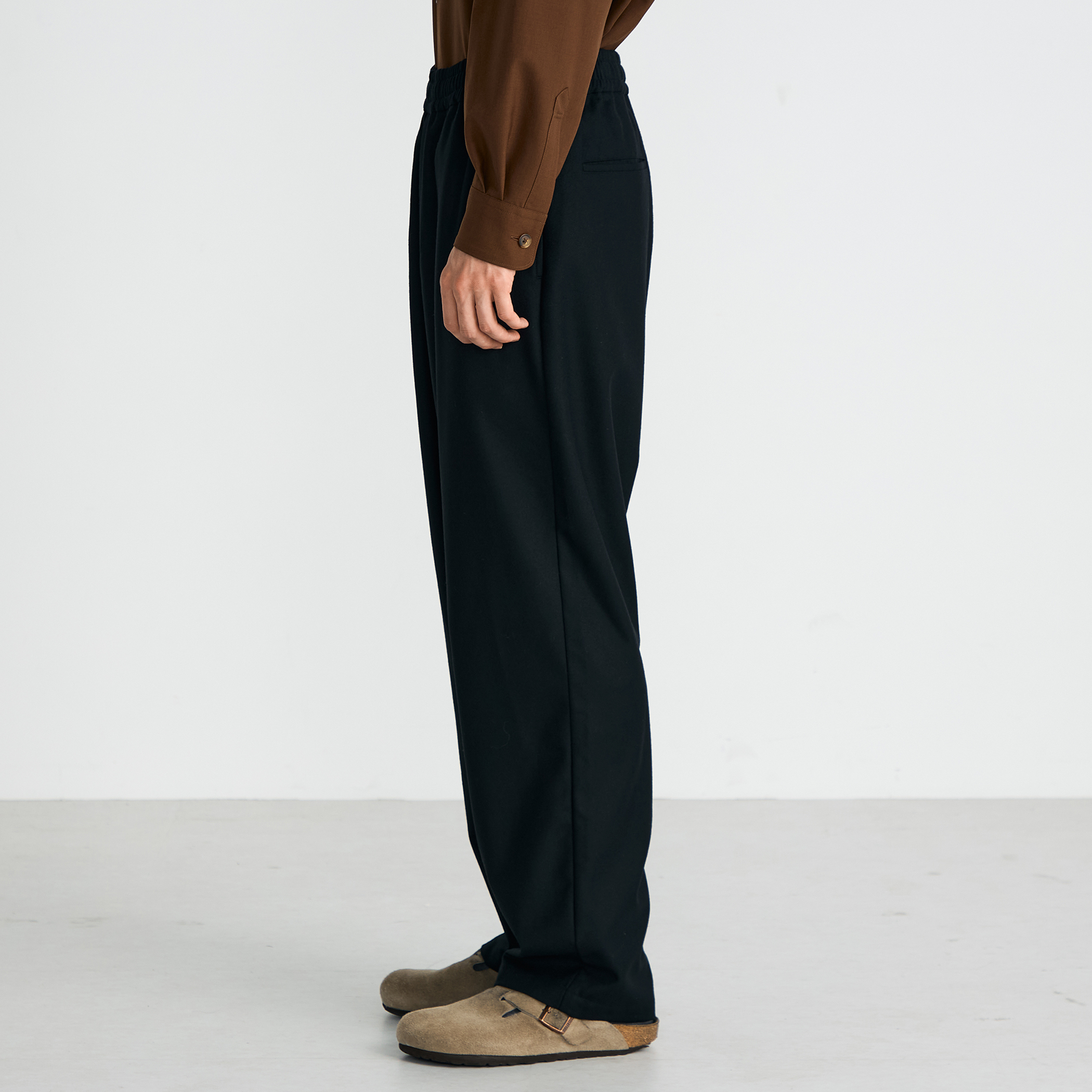 Super120's カレッジフラノ イージーパンツ｜トゥモローランド 公式通販