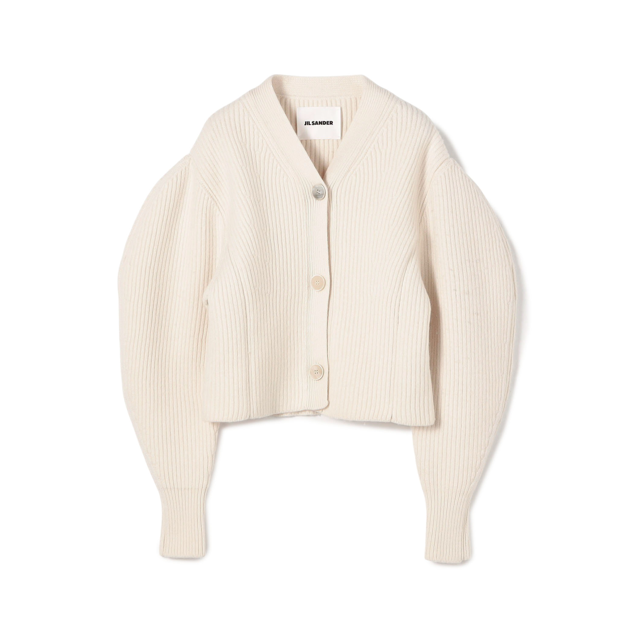 JIL SANDER VN LS CROP CARDIGAN