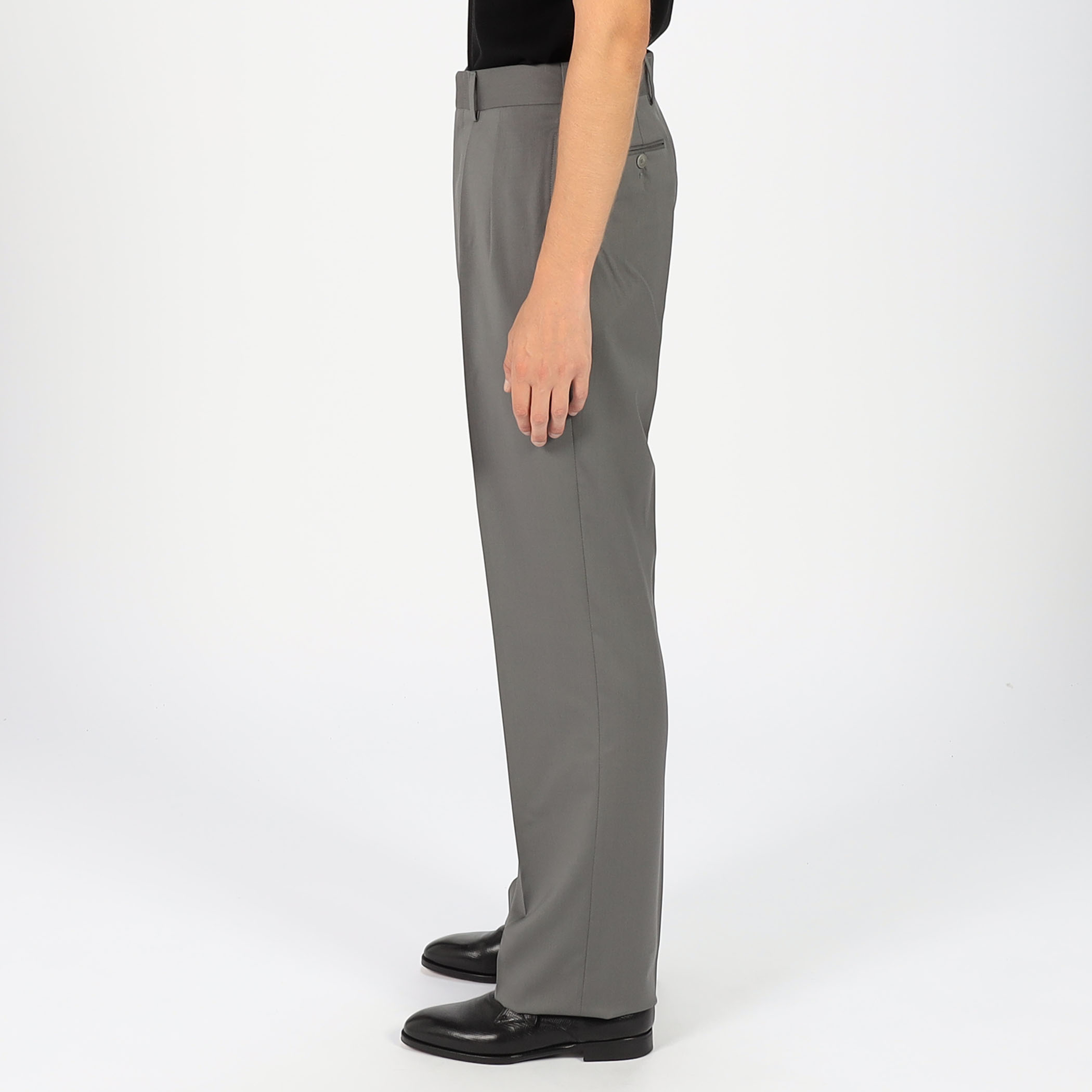 BERNARD ZINS H8 ウール 2プリーツトラウザーズ｜トゥモローランド