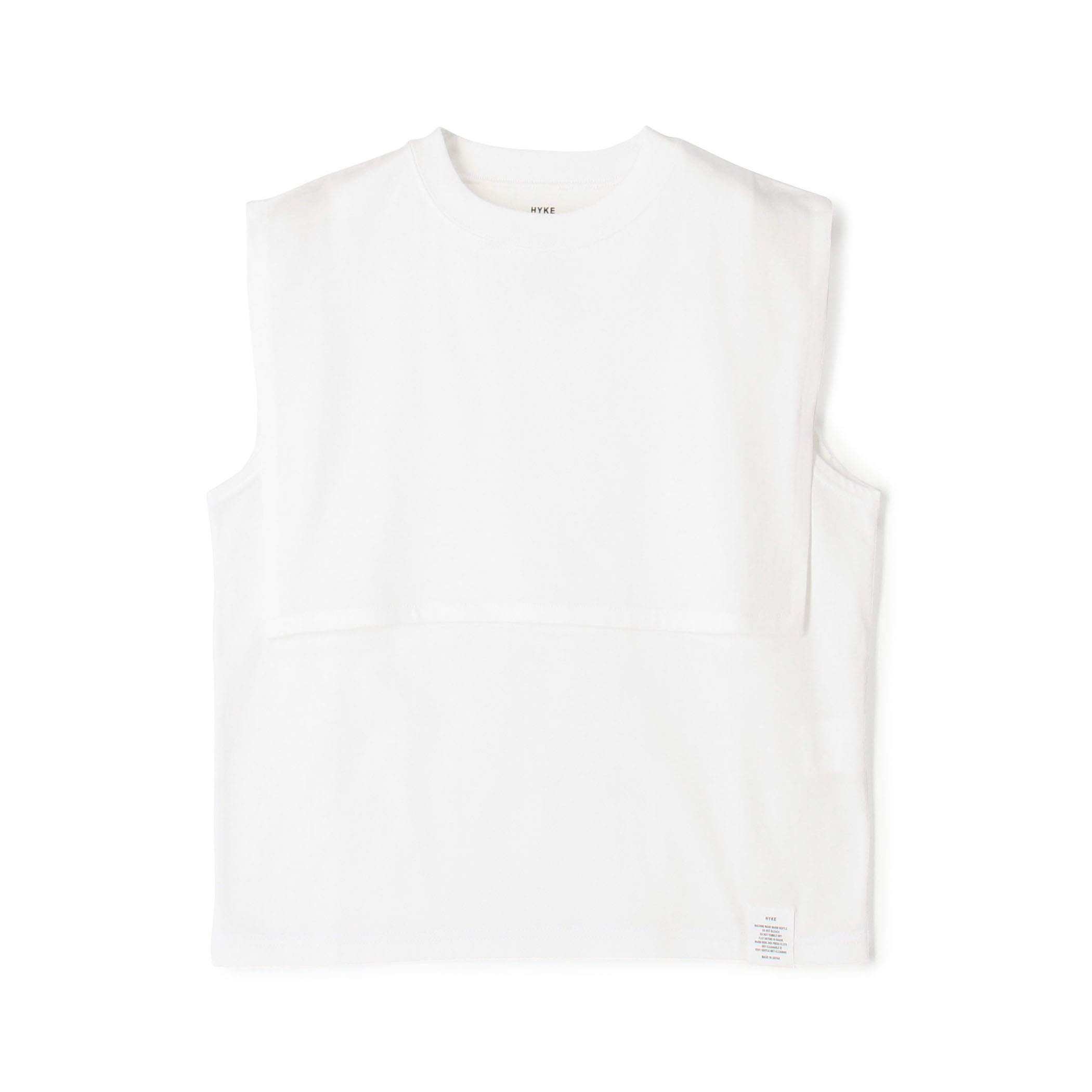 HYKE SLEEVELESS TEE