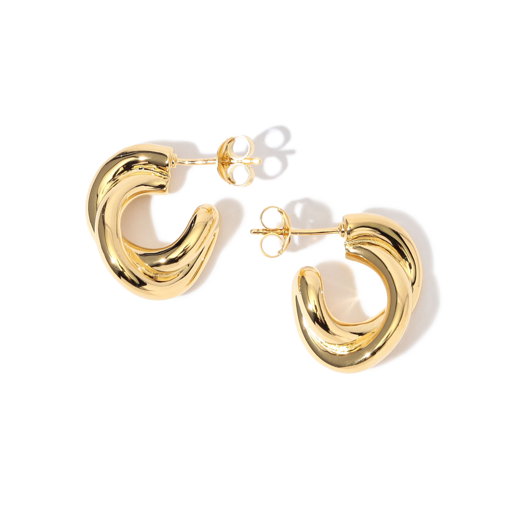 LIE STUDIO The Diana ゴールドピアス