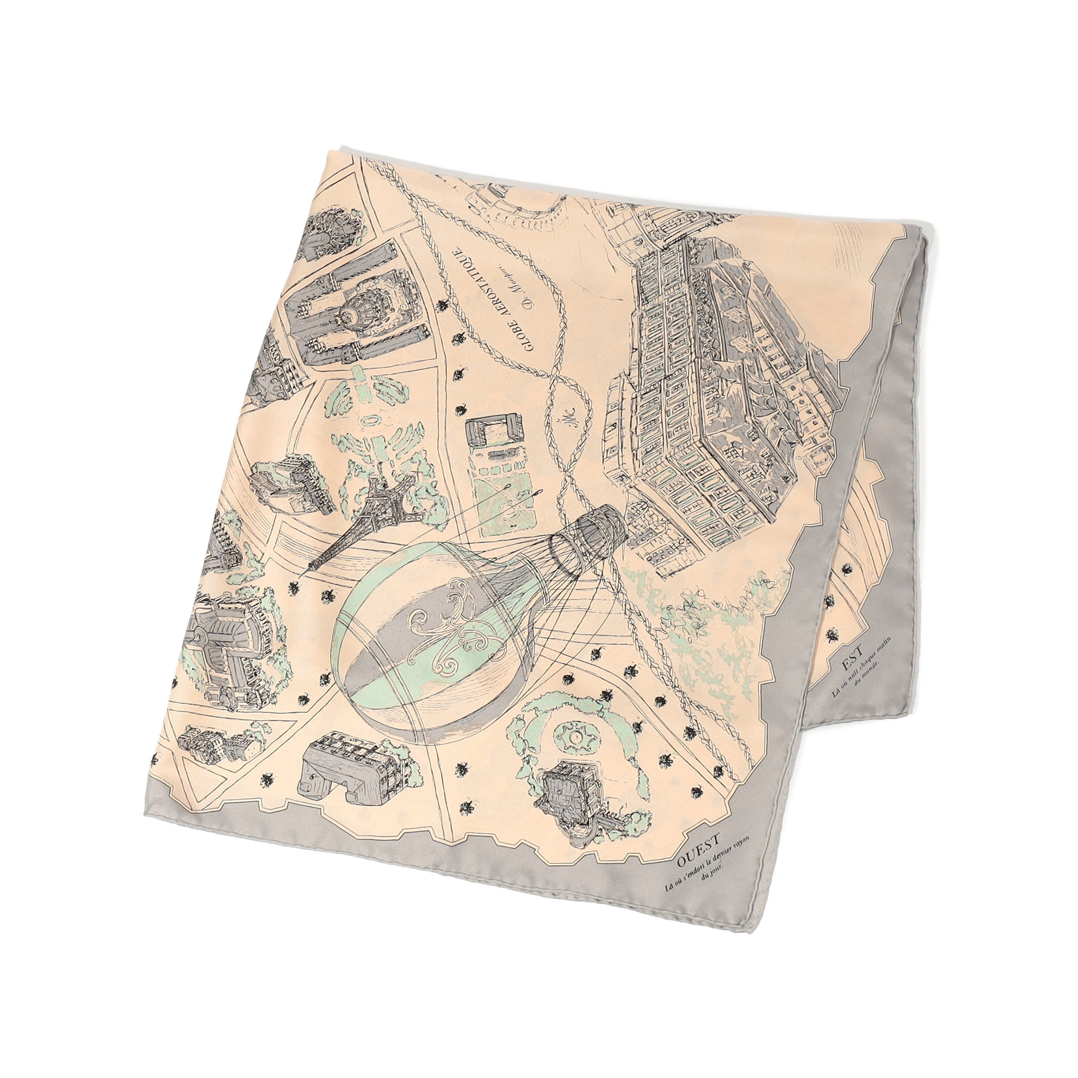 MANIPURI PARIS シルクスカーフ
