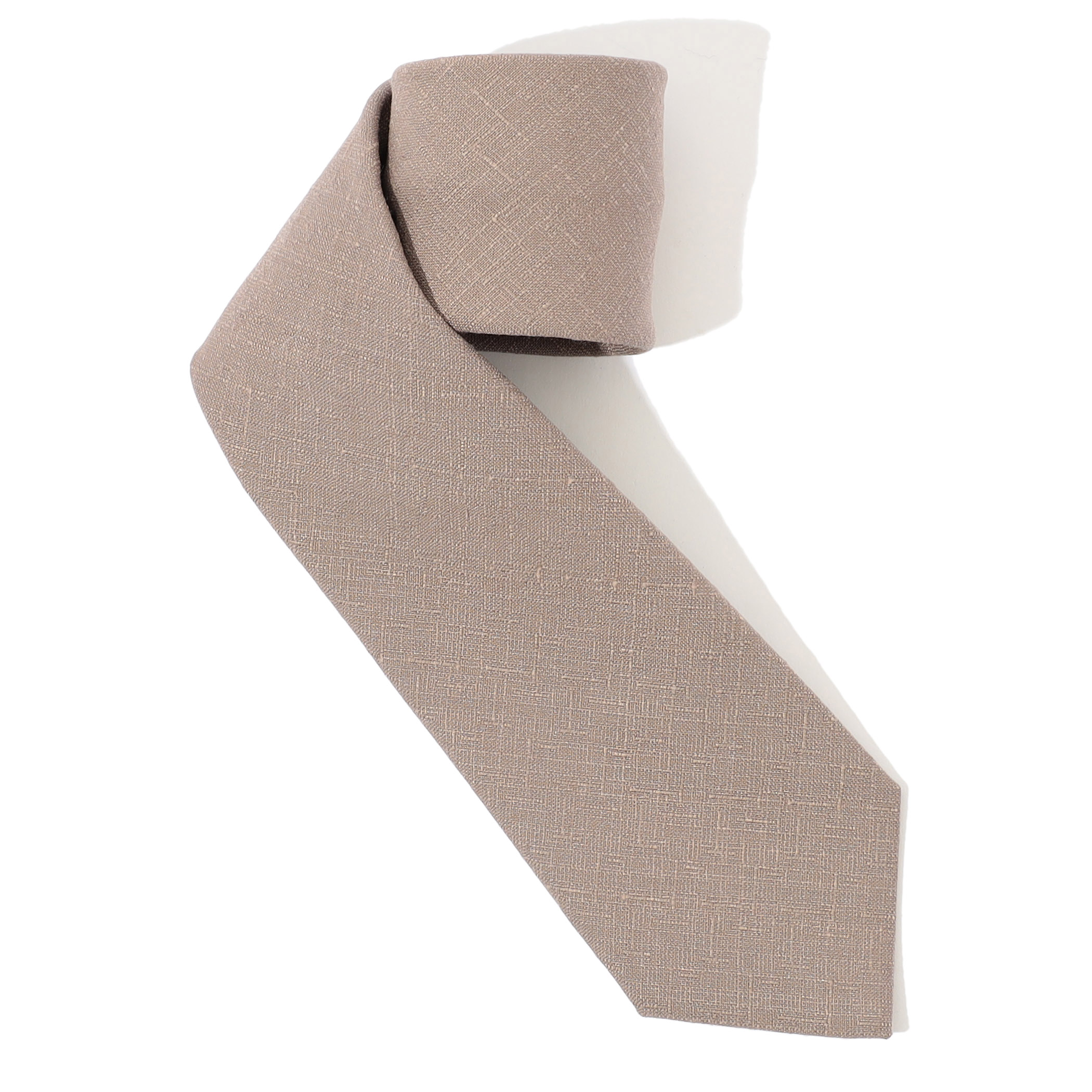 ERRICO FORMICOLA ウールシルク ソリッドネクタイ