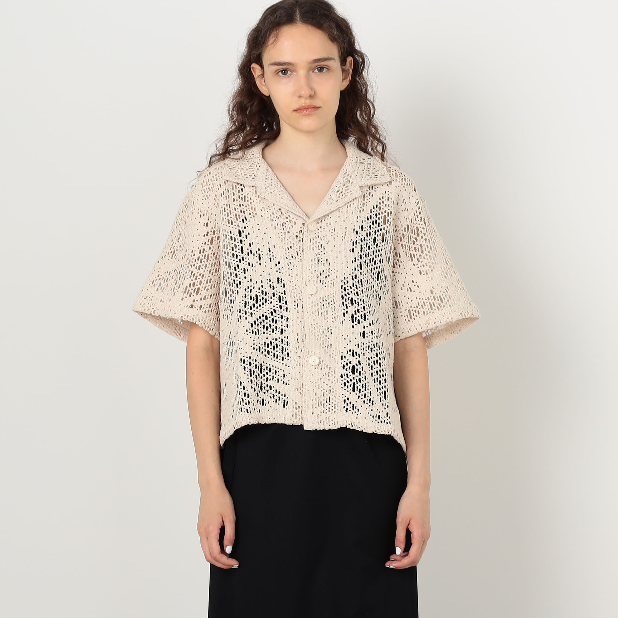 別注】OAS×Edition Crochet shirt クロシェ キューバシャツ