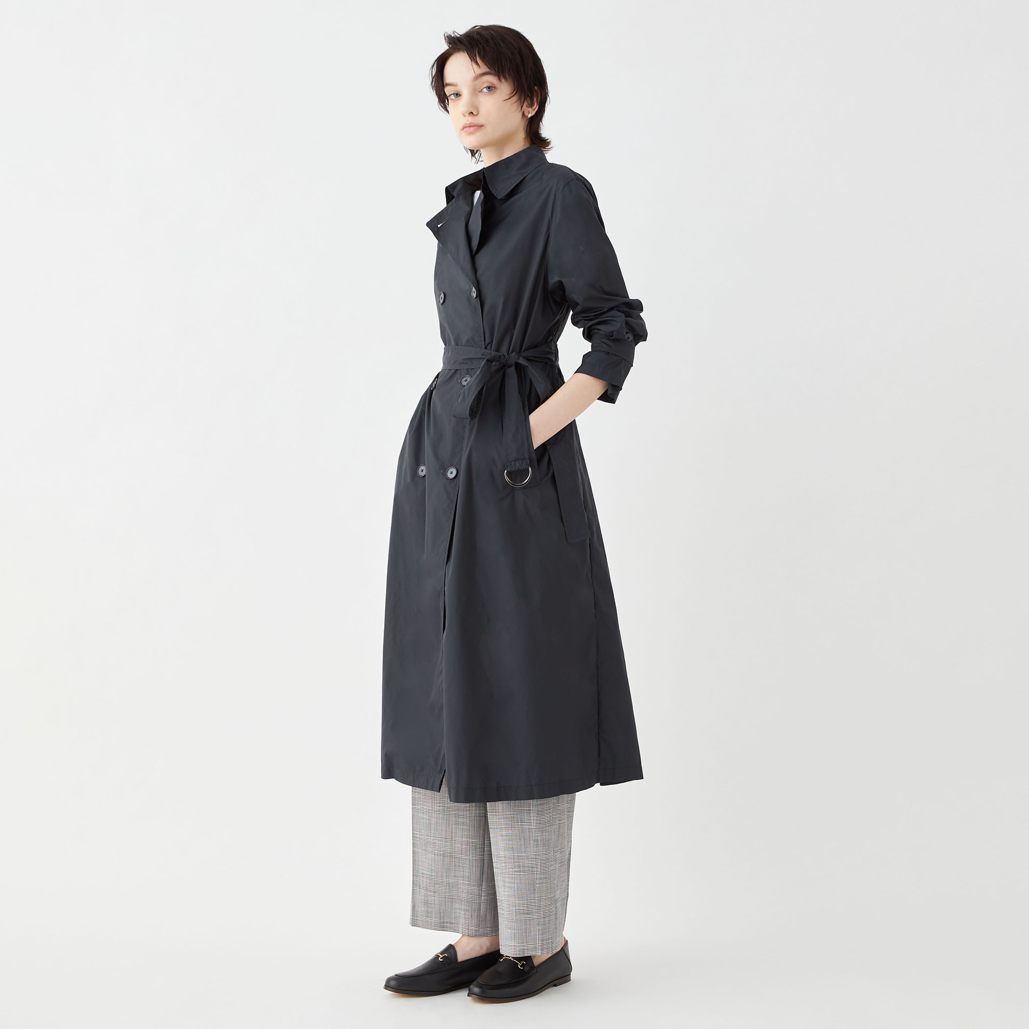 ★売り切りお値下げ★トゥモローランド★cotton100★トレンチコート★36 セール】 ファインコットン トレンチコート （トレンチコート