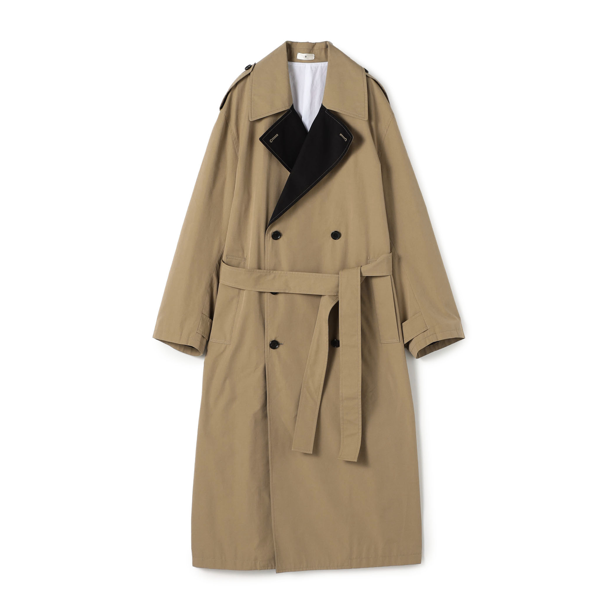 コンパクトポプリン オーバーサイズトレンチコート