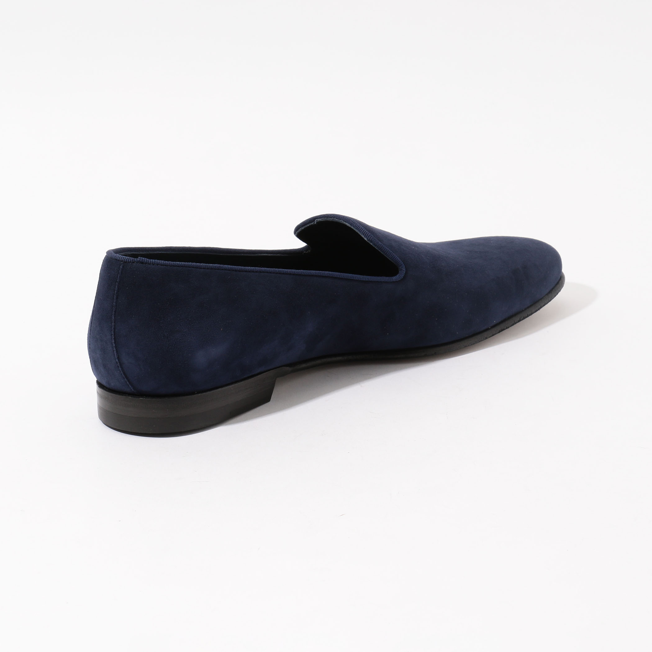 マノロブラニク スウェードレザー レースアップ ローカット シューズ グレー　7 MANOLO BLAHNIK ゴートスエード スリッポン｜トゥモローランド