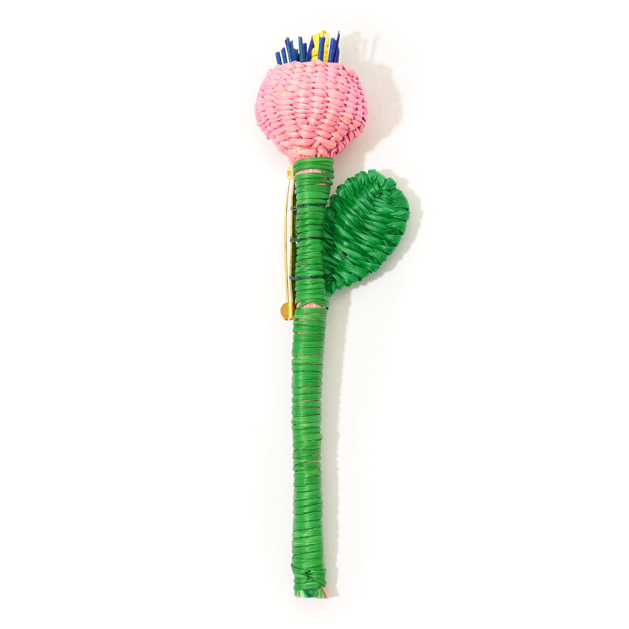 MERCEDES SALAZAR Pom pom Roses ブローチ