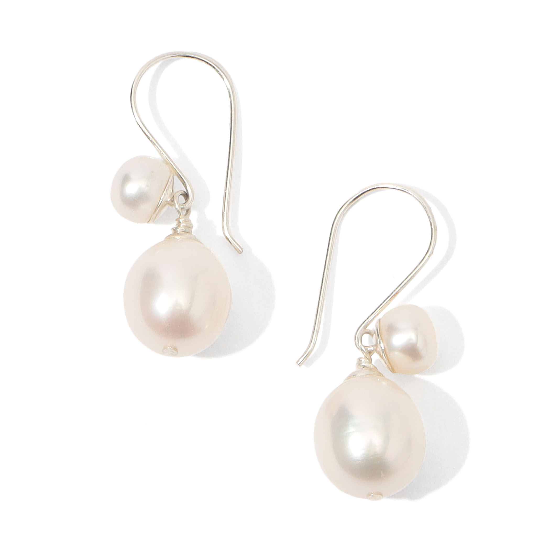 mounir Double Pearl ピアス