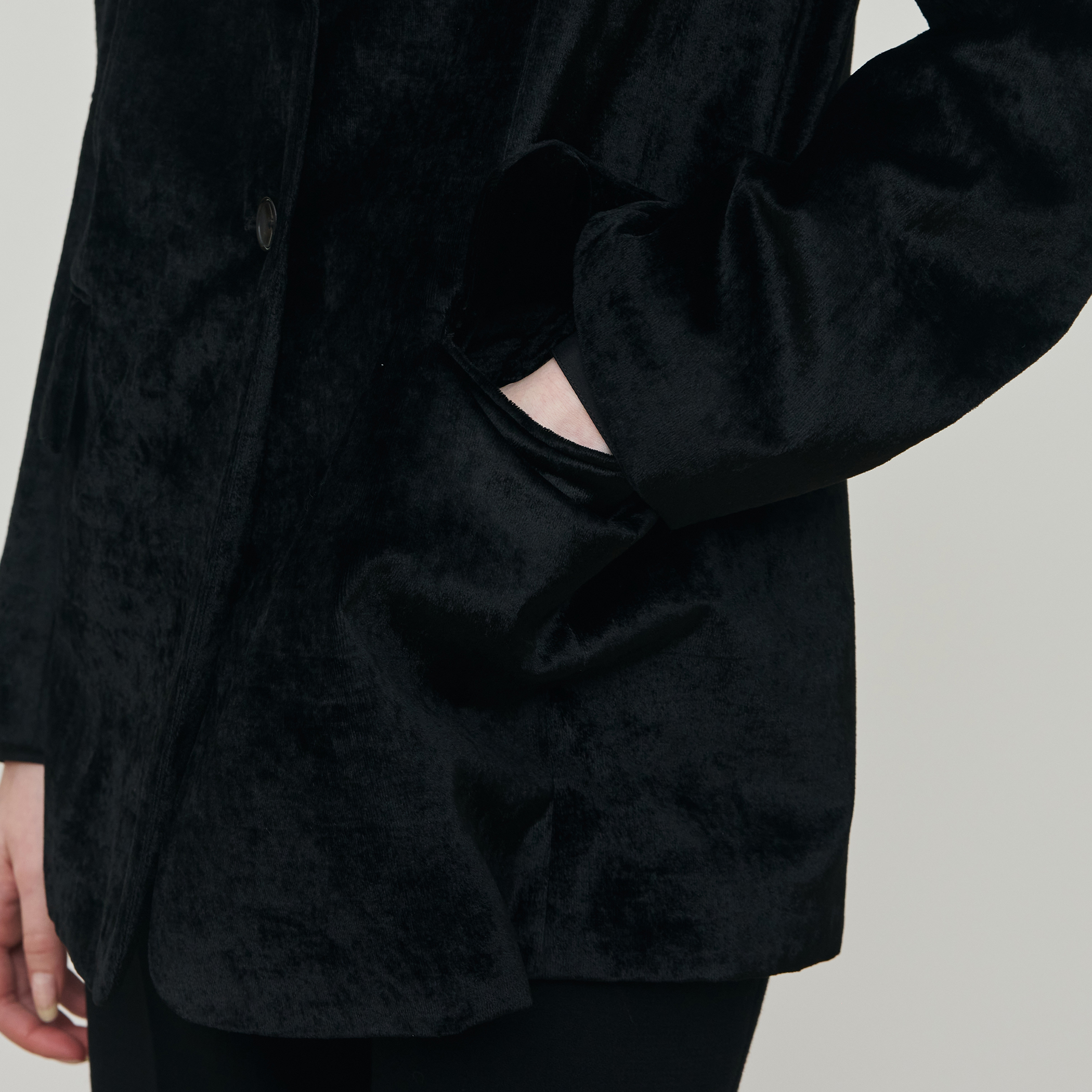 ダイアモンドゲージエンブロイダリー ピークドラペルジャケット