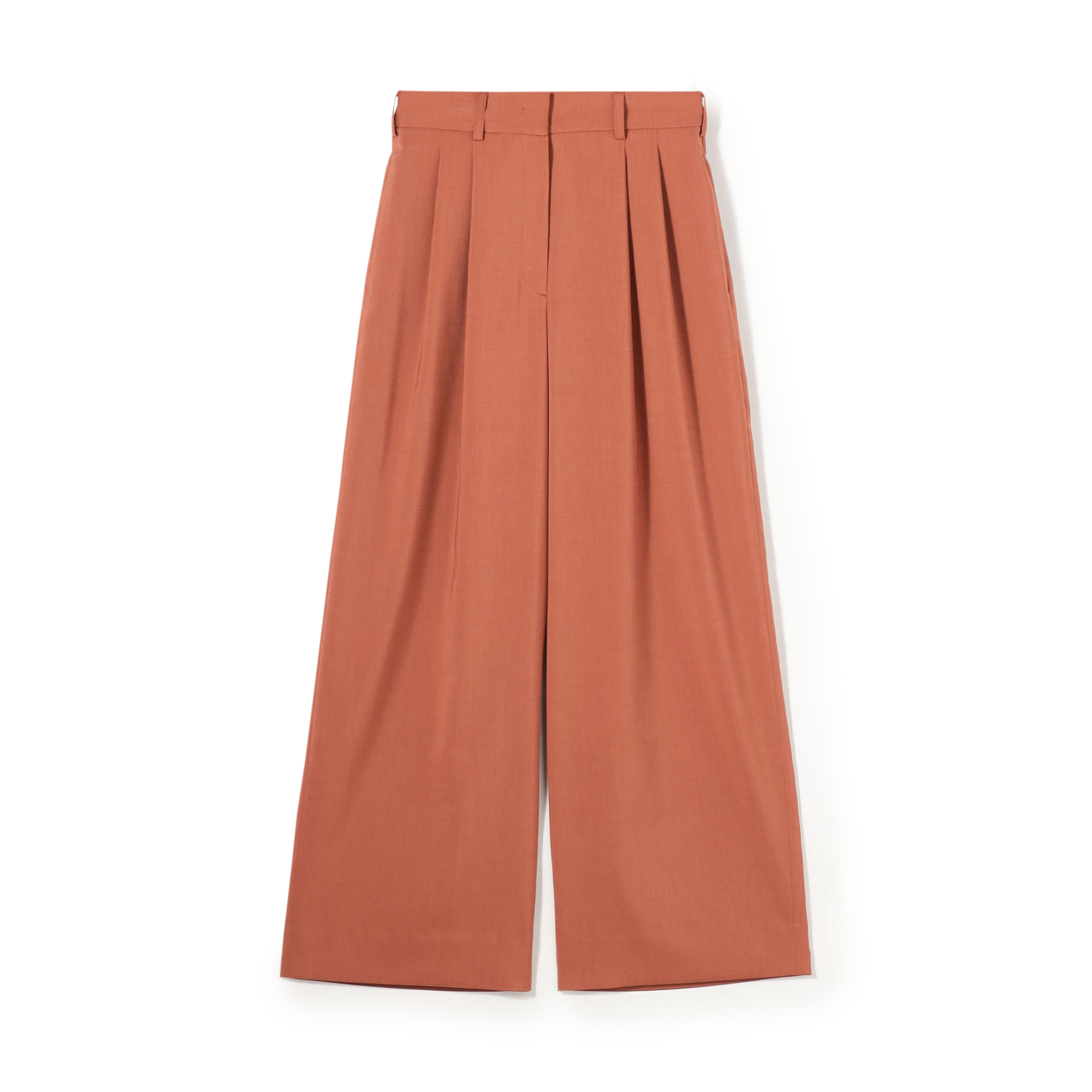 【WEB一部先行予約】ポリエステルツイル ２タックスラックスパンツ