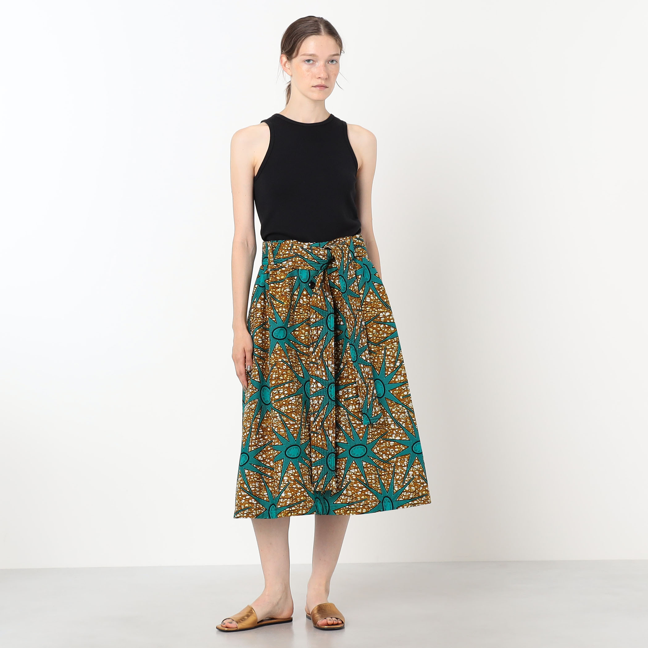 odile jacobs オディールジェイコブズ アフリカンバティック スカート ODILE JACOBS SKIRT プリントスカート｜トゥモローランド 公式サイト
