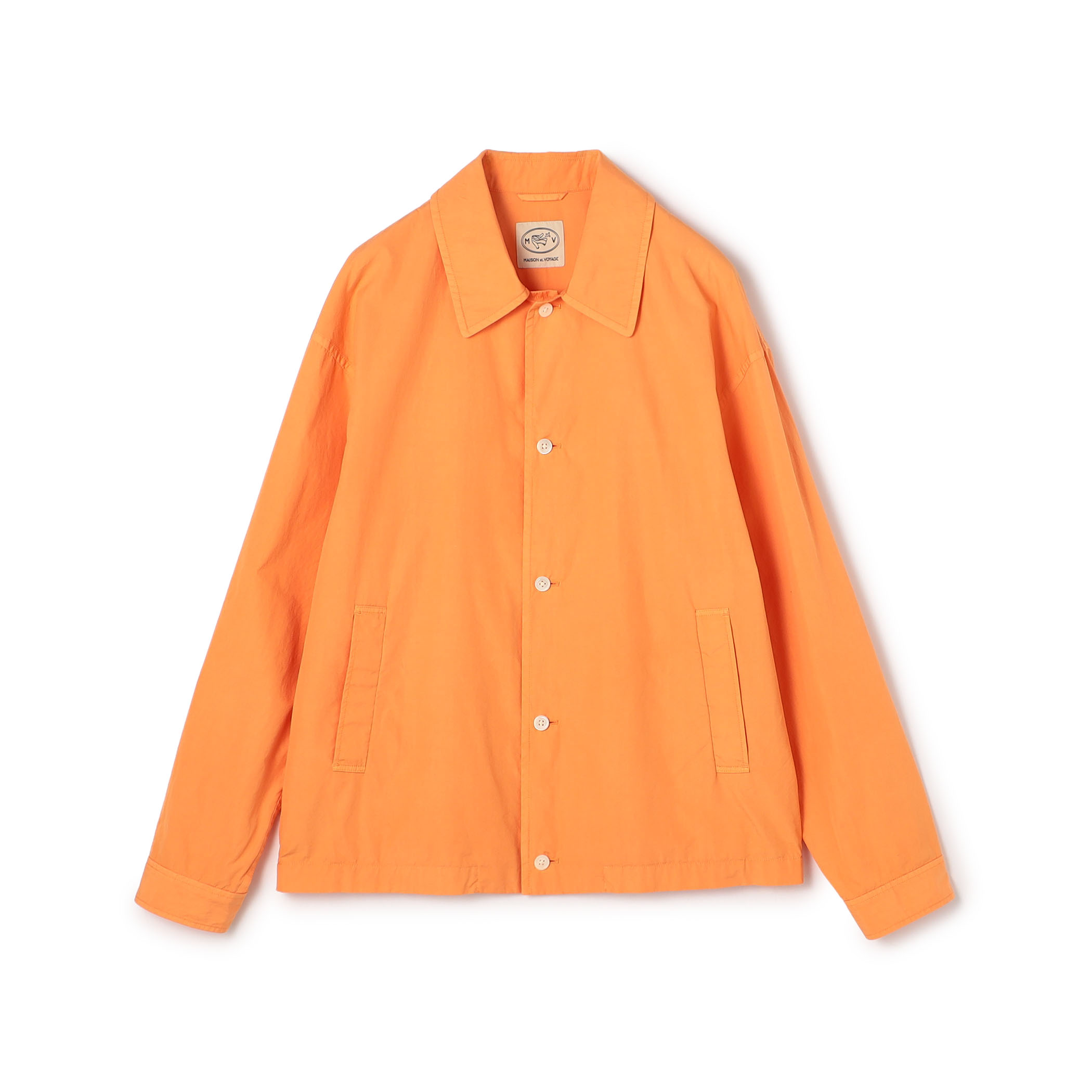 120/2コットンタイプライター シャツブルゾン