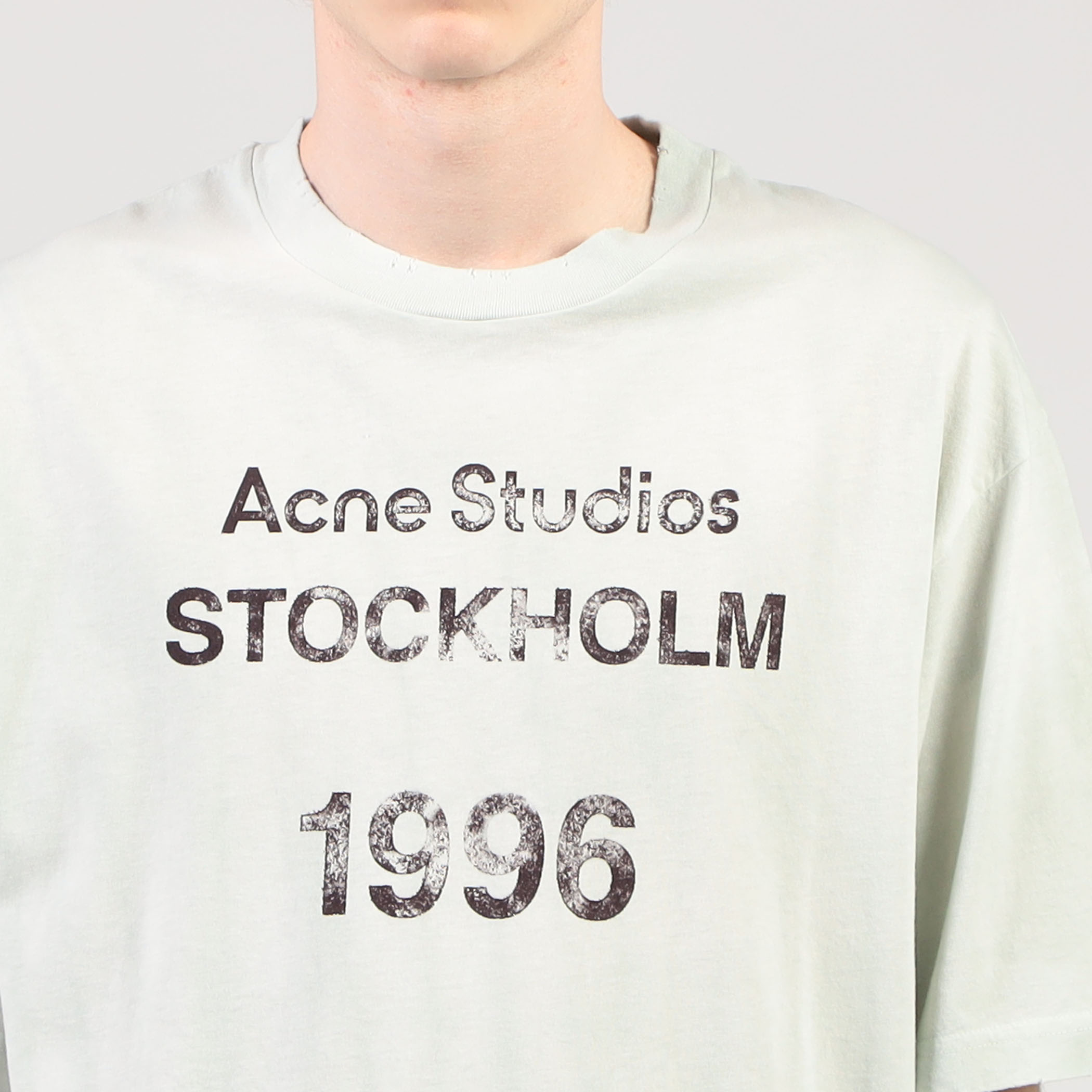 Acne Studios レイヤード プリント Tシャツ ベージュ XXS-