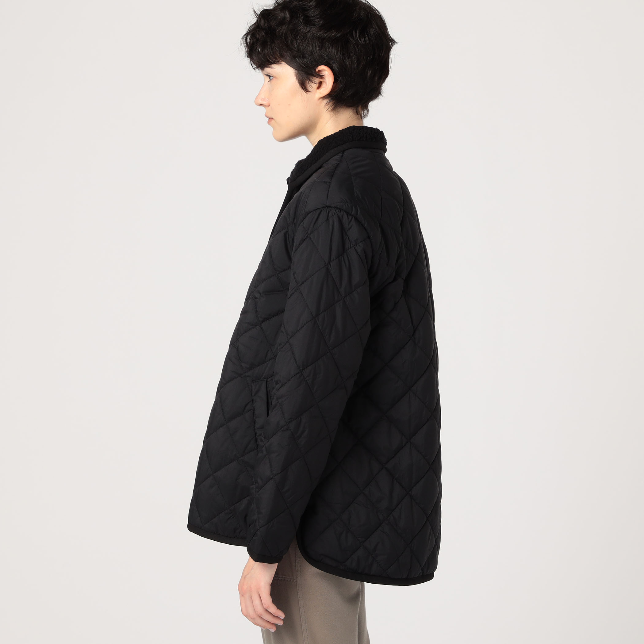 ダイヤモンドキルティング シェルパジャケット WWRN2636