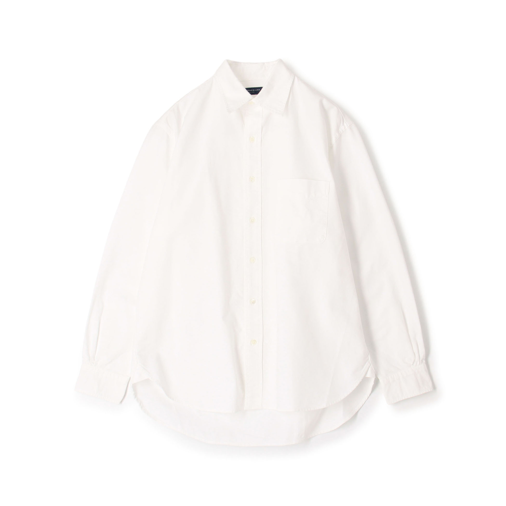 コットンオックスフォード ロングスリーブシャツ