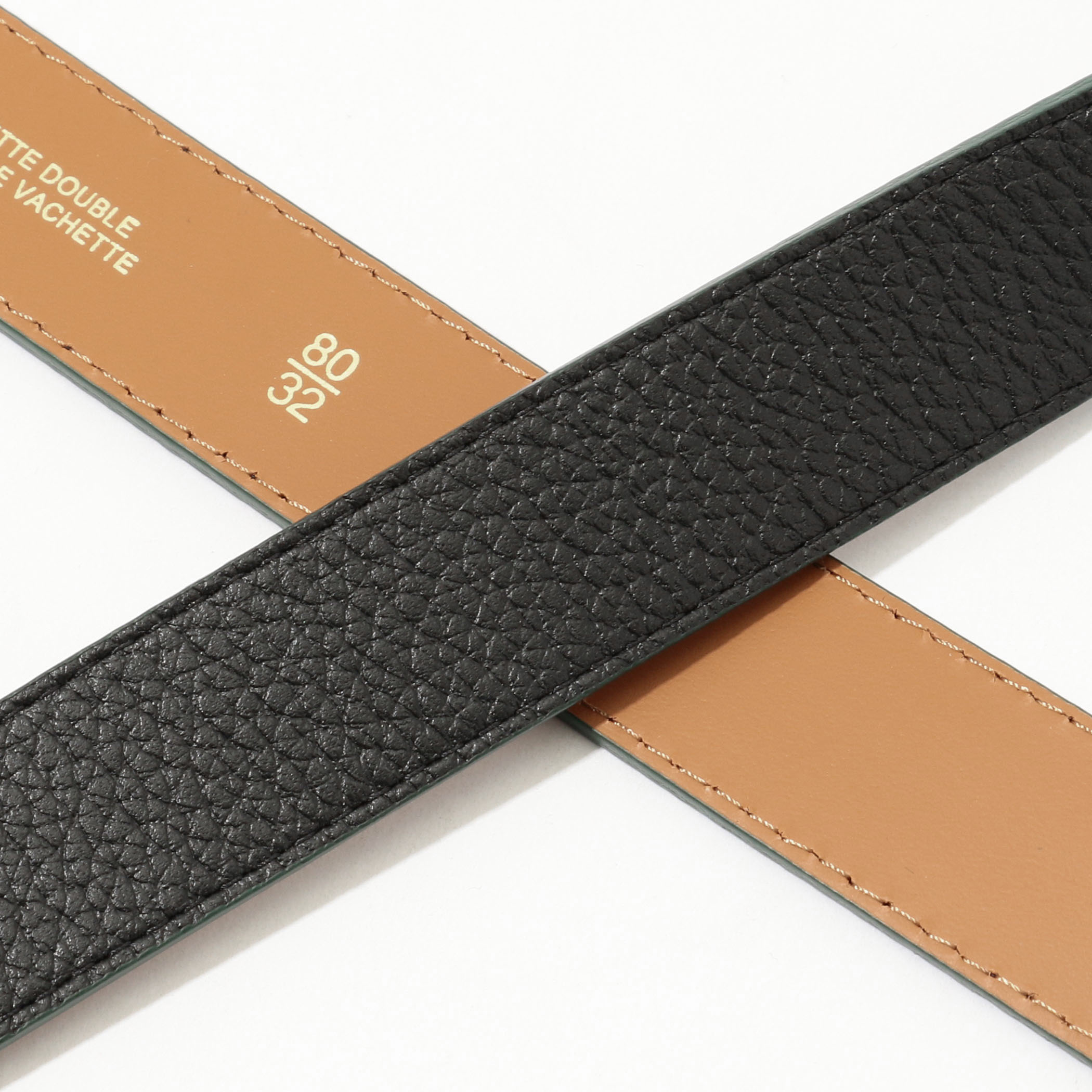【みー】MAISON BOINET　ベルト　ベージュ【新品】 MAISON BOINET square buckle ベルト （ベルト・サスペンダー