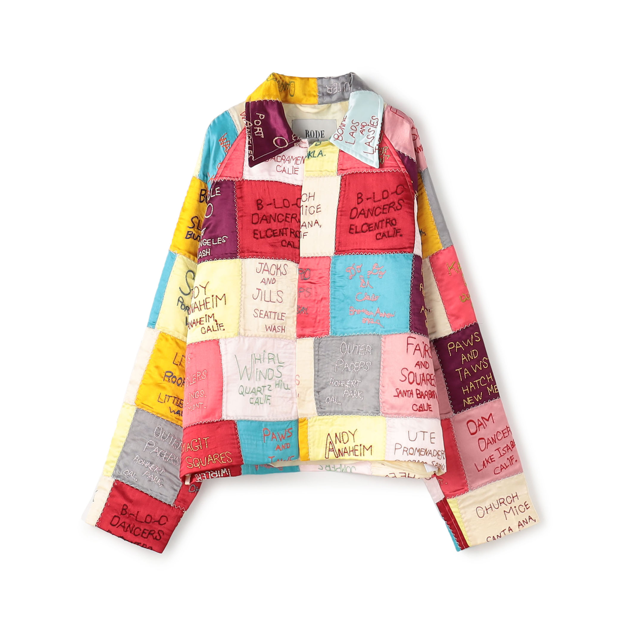 BODE SWING DANCE JACKET パッチワークブルゾン