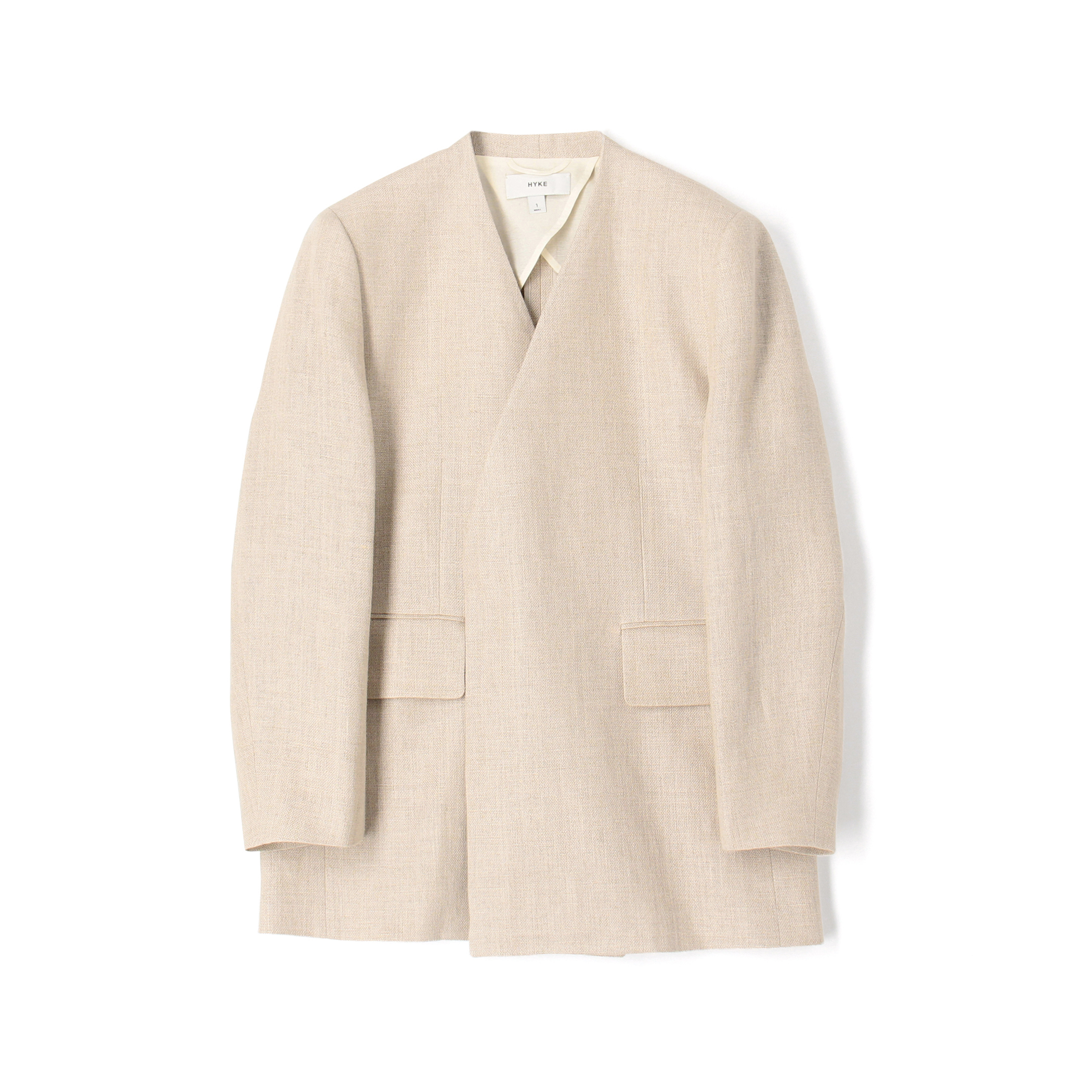 HYKE LINEN DOUBLE JACKET ジャケット｜トゥモローランド 公式通販