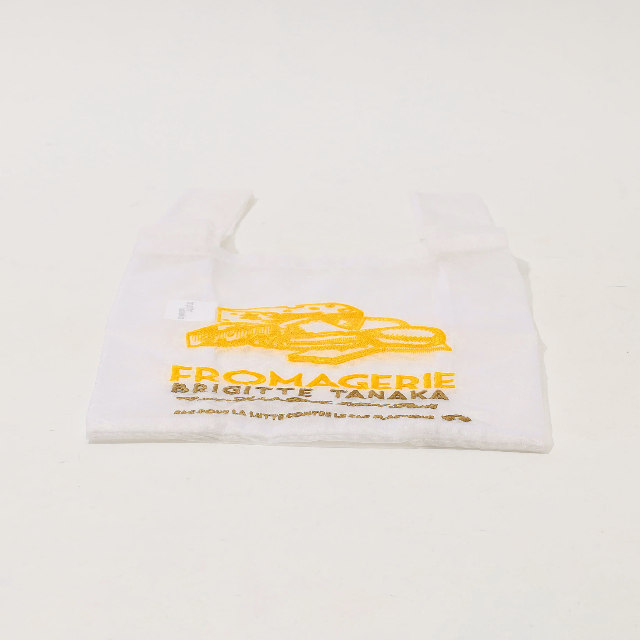 Brigitte Tanaka チーズ屋モチーフ レーヨン ショッピングバッグ BRIGITTE TANAKA＞ POP UP | st company online store 入荷案内