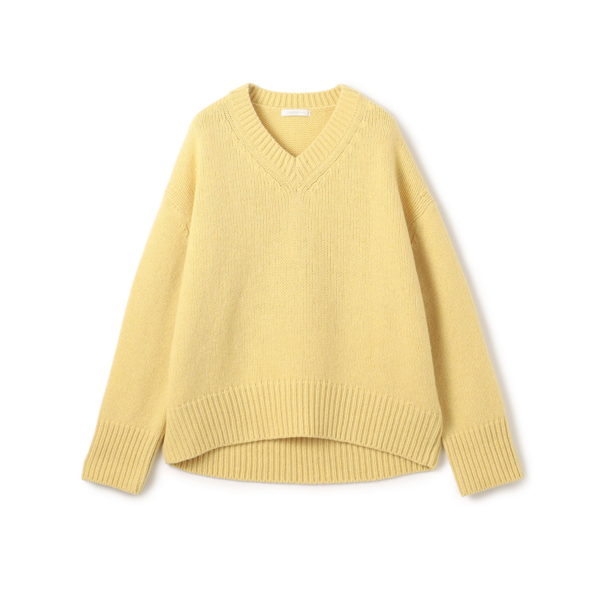 ファインウール Vネックプルオーバー